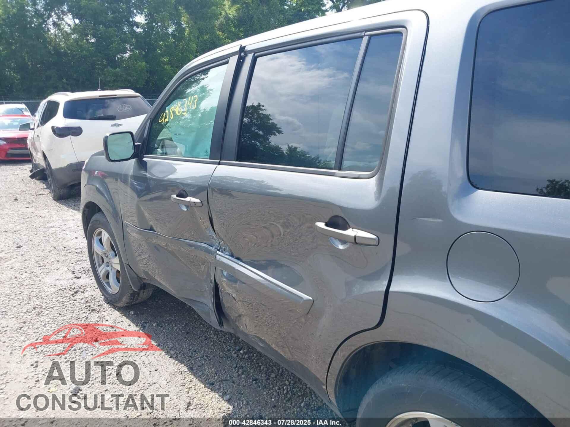 HONDA PILOT 2012 - 5FNYF3H53CB003242