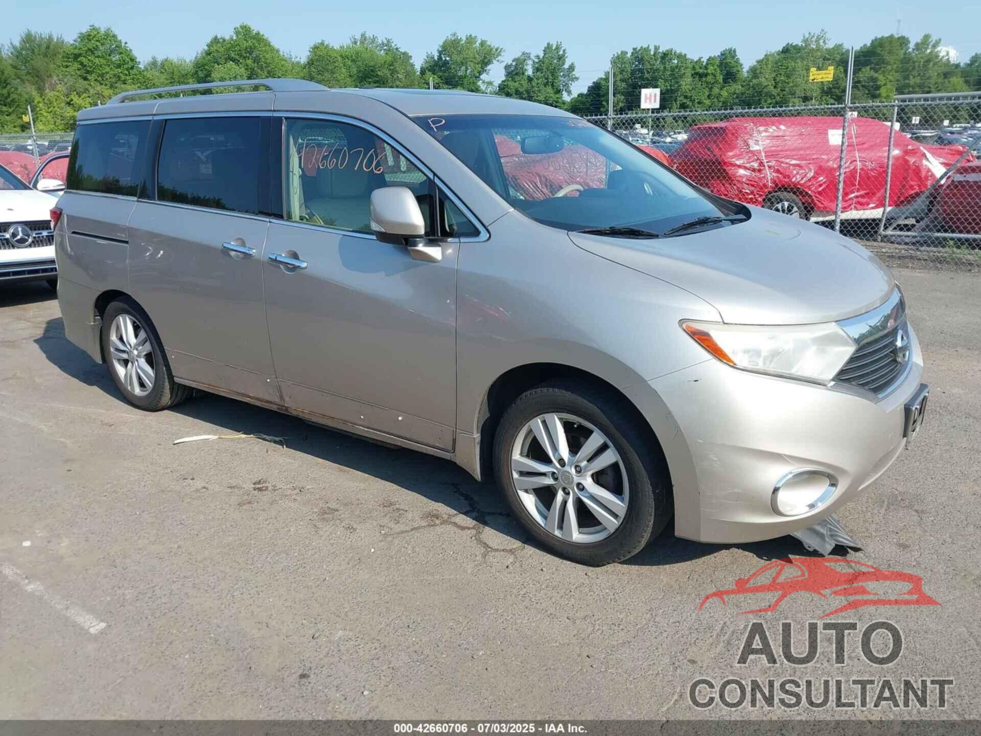 NISSAN QUEST 2011 - JN8AE2KP1B9008378