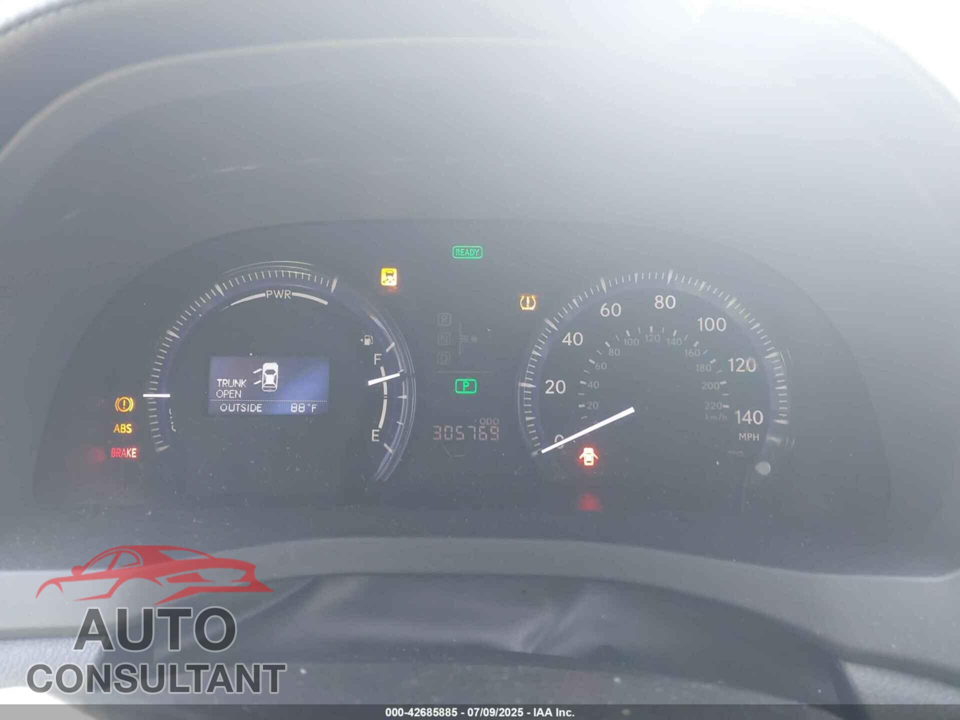 LEXUS HS 2010 - JTHBB1BA3A2023047