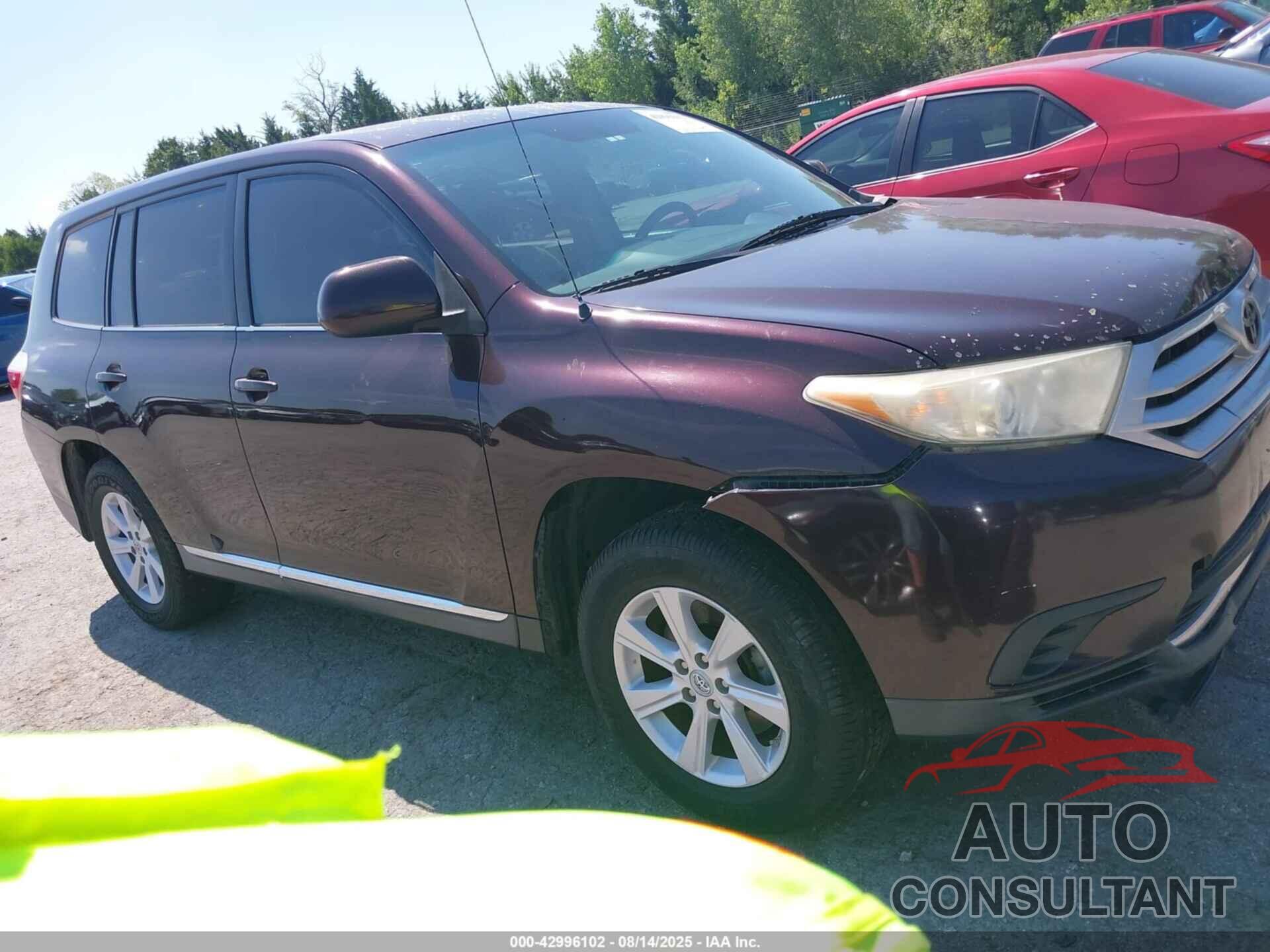 TOYOTA HIGHLANDER 2011 - 5TDBK3EHXBS044090