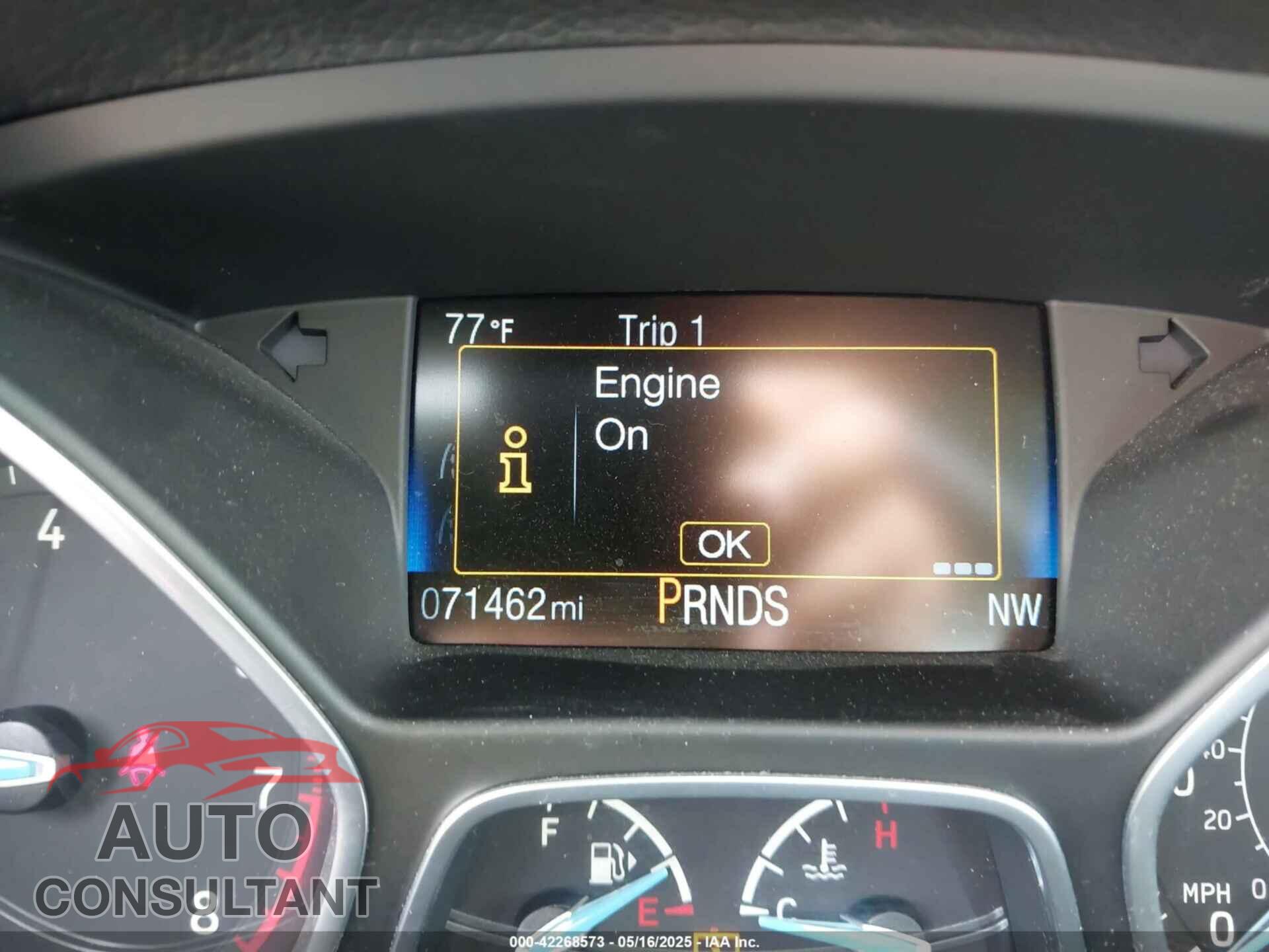 FORD FOCUS 2016 - 1FADP3F24GL295366