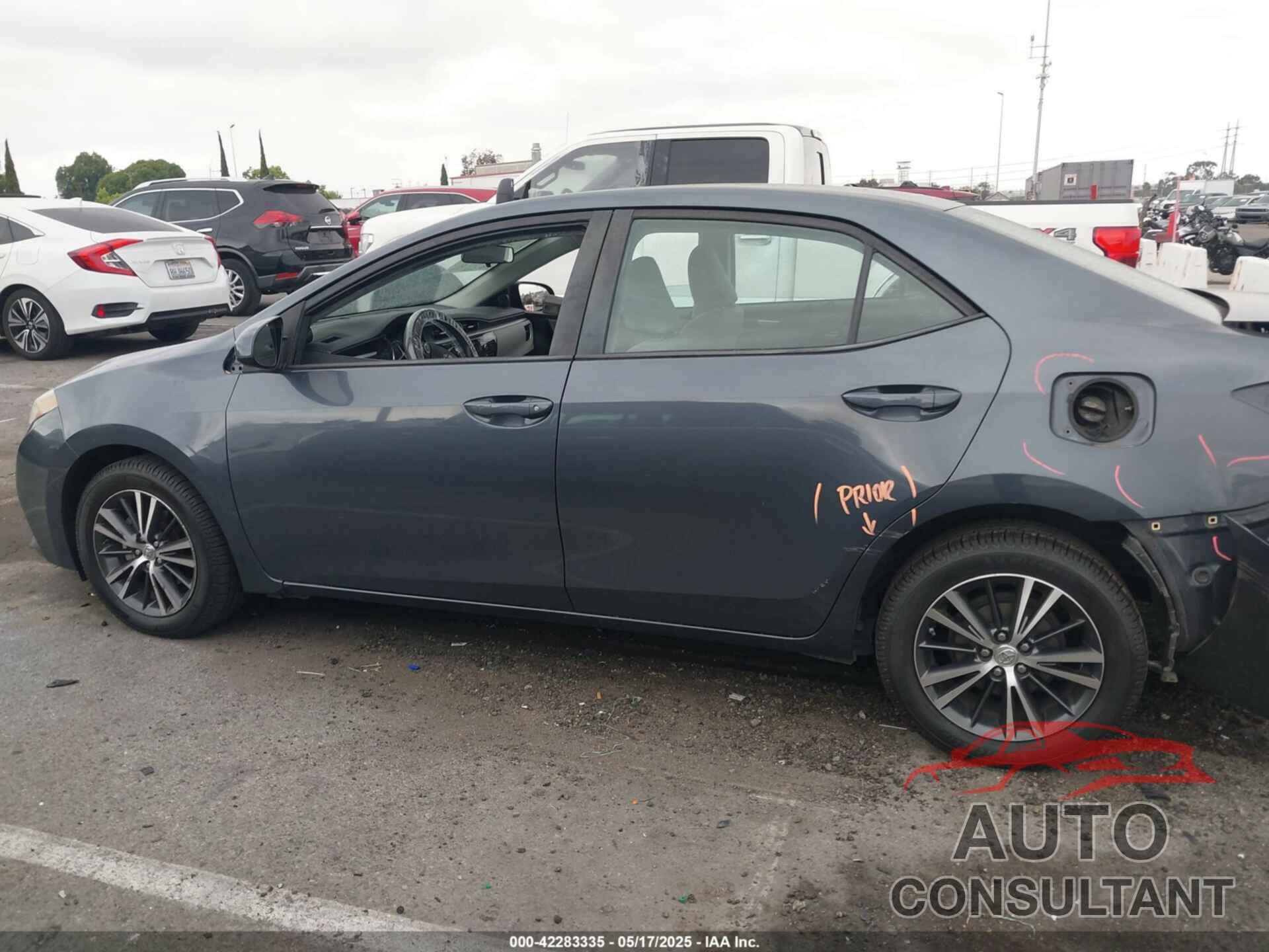 TOYOTA COROLLA 2016 - 5YFBURHE0GP463712