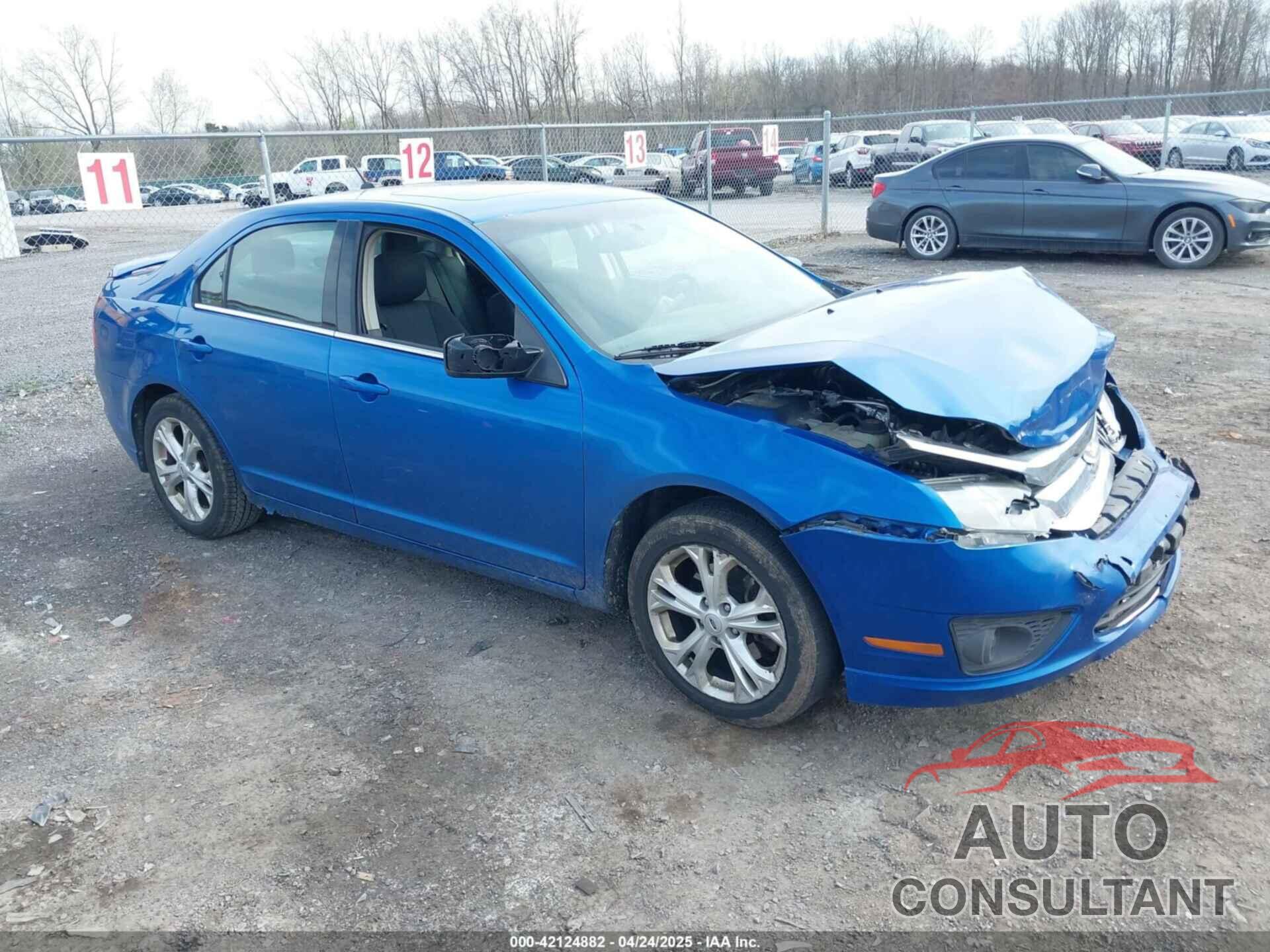 FORD FUSION 2012 - 3FAHP0HG6CR280193