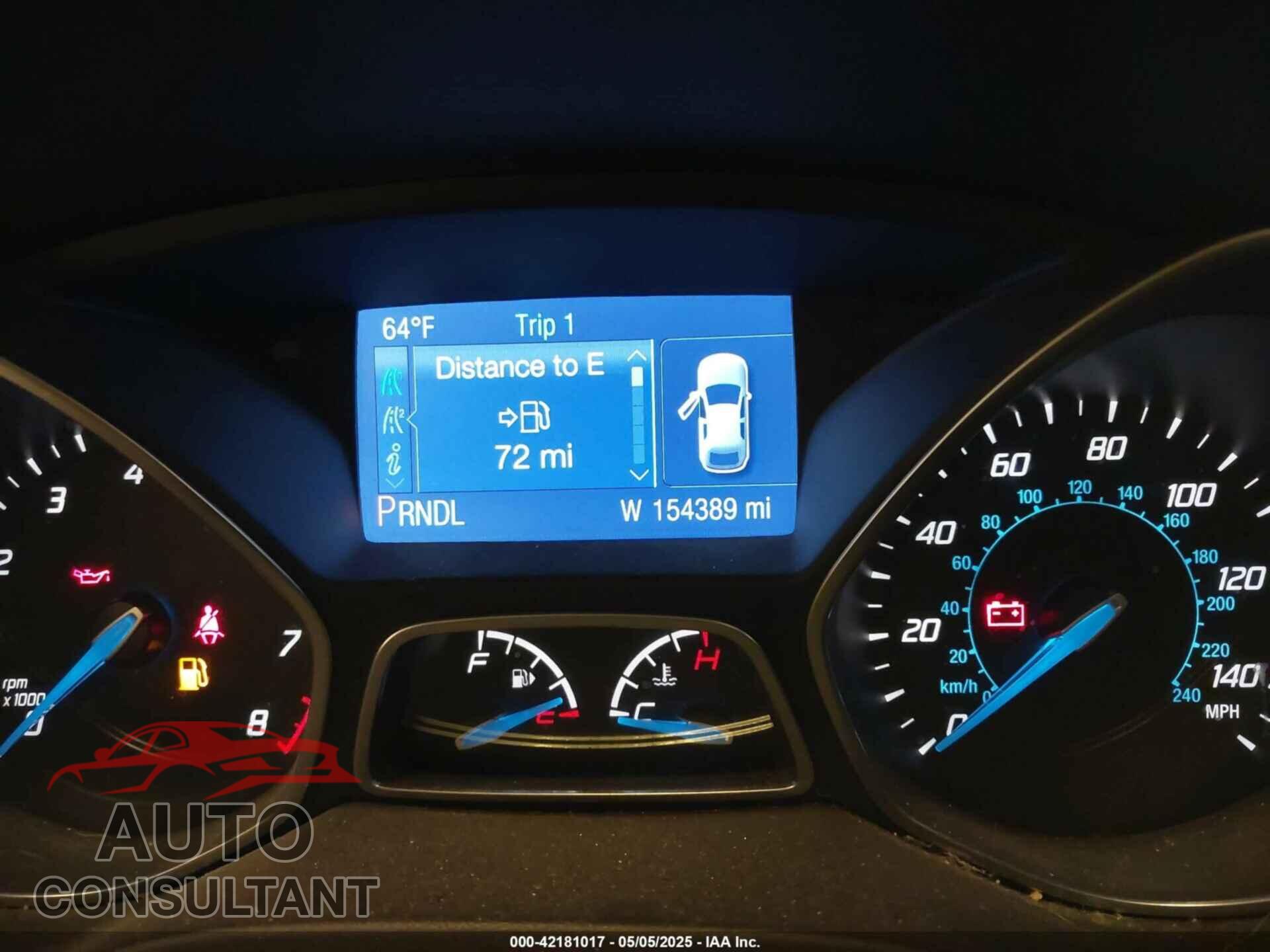 FORD FOCUS 2014 - 1FADP3F22EL459632