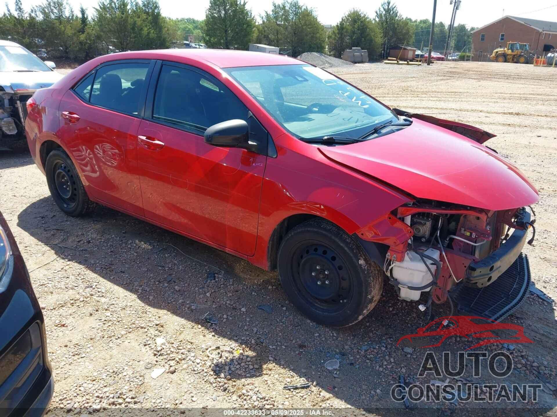 TOYOTA COROLLA 2017 - 2T1BURHE4HC799719