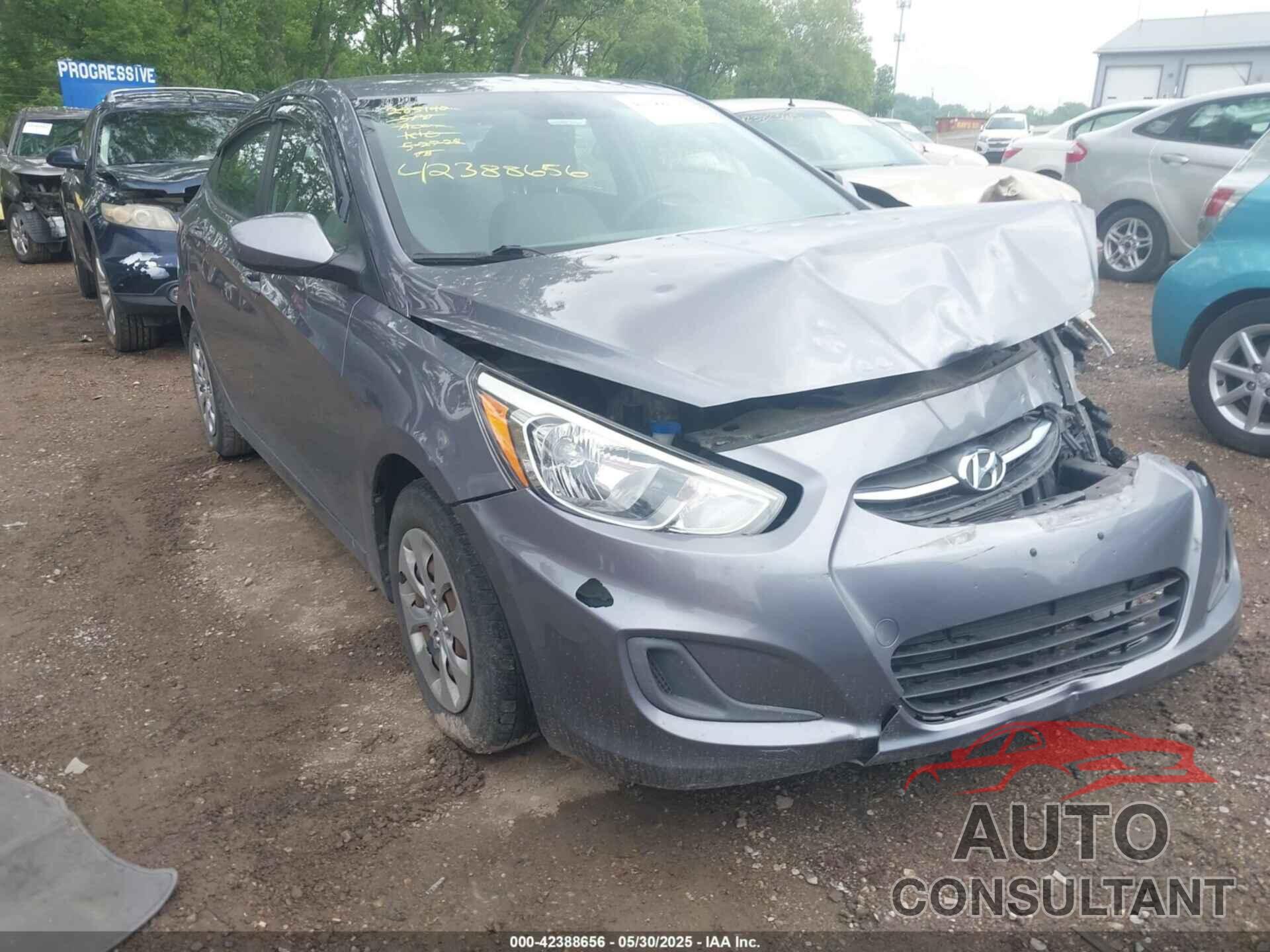 HYUNDAI ACCENT 2016 - KMHCT4AE5GU956255