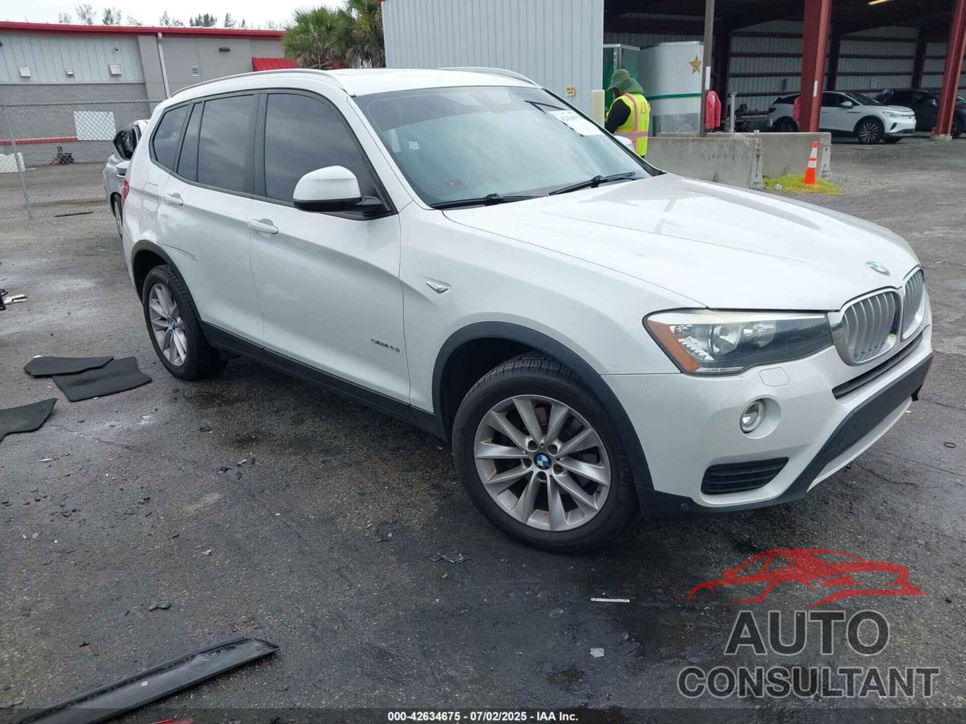 BMW X3 2017 - 5UXWZ7C35H0X42399