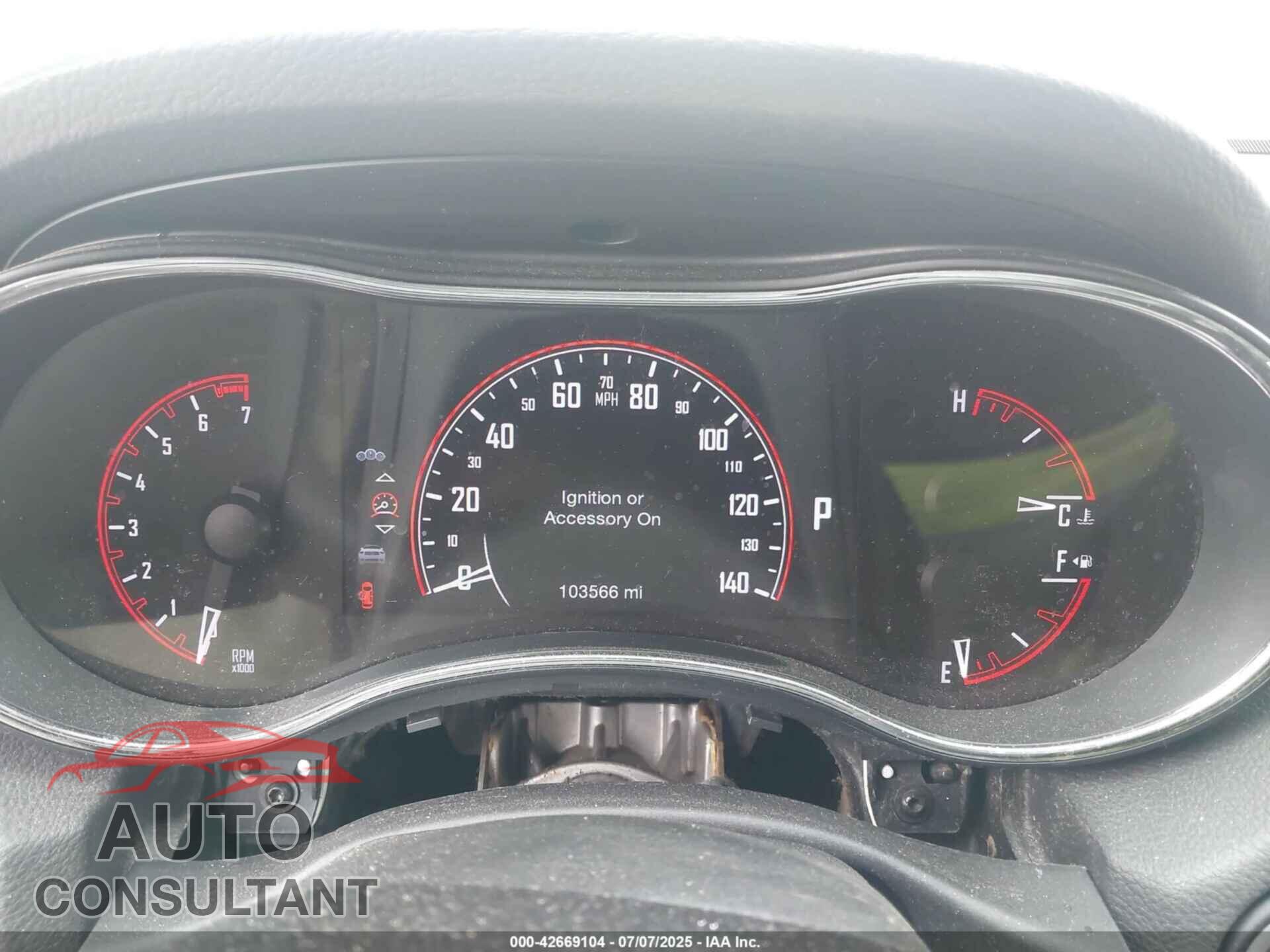DODGE DURANGO 2017 - 1C4RDJAGXHC619437