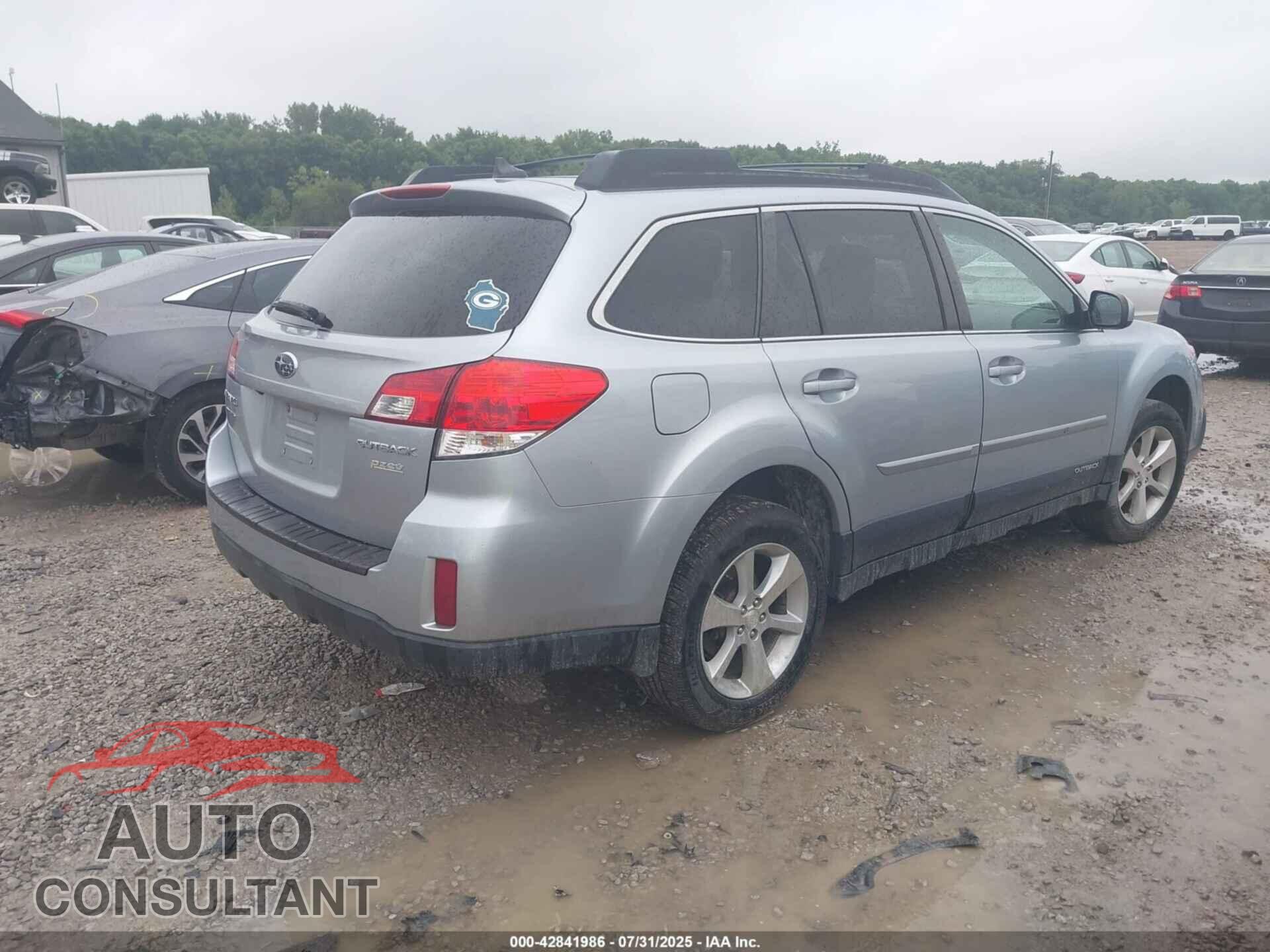 SUBARU OUTBACK 2014 - 4S4BRBLCXE3279619