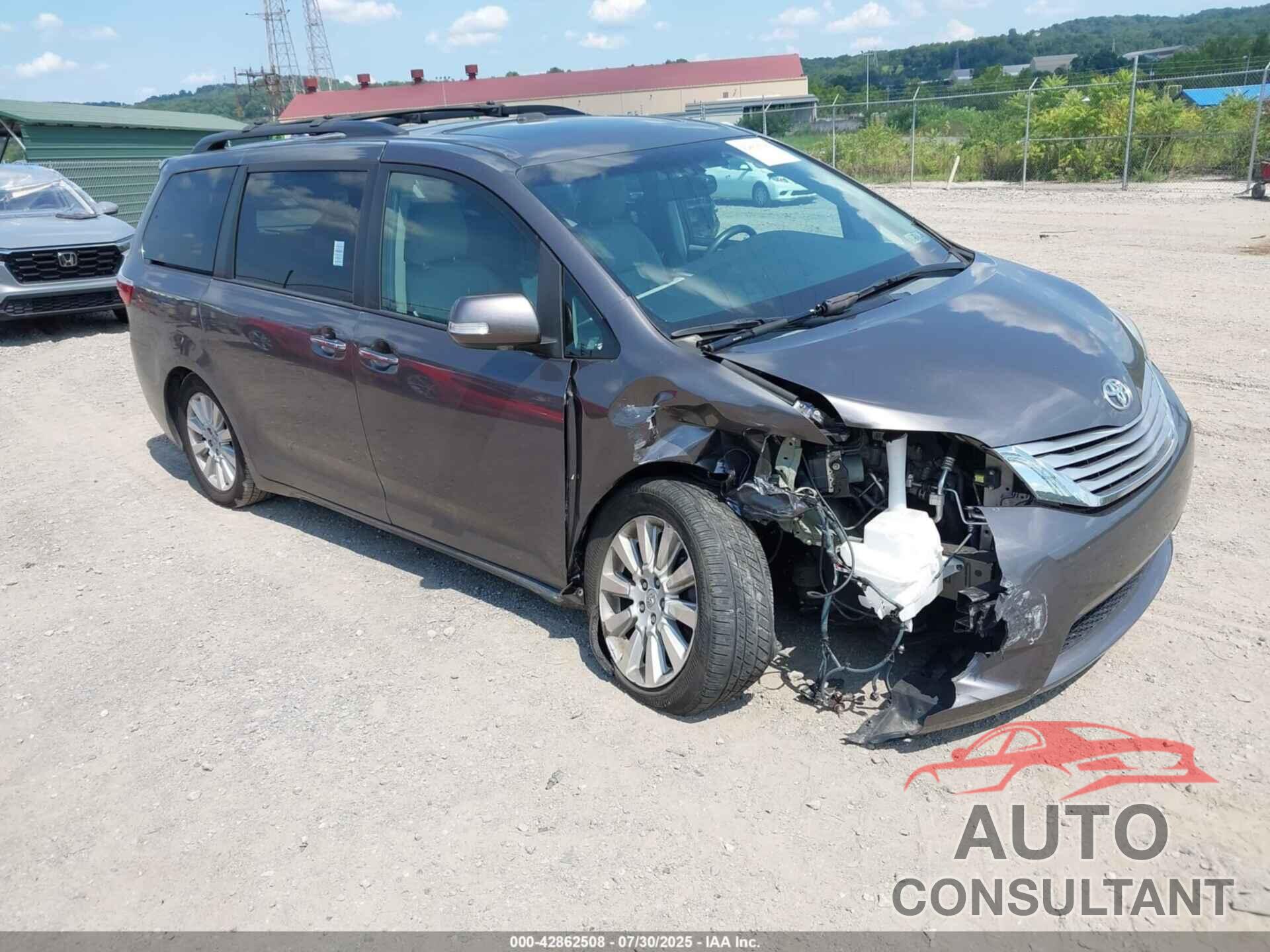 TOYOTA SIENNA 2015 - 5TDYK3DC6FS613278