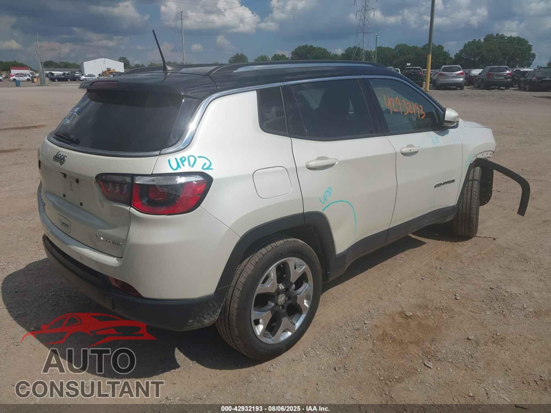 JEEP NEW COMPASS 2017 - 3C4NJDCBXHT628234