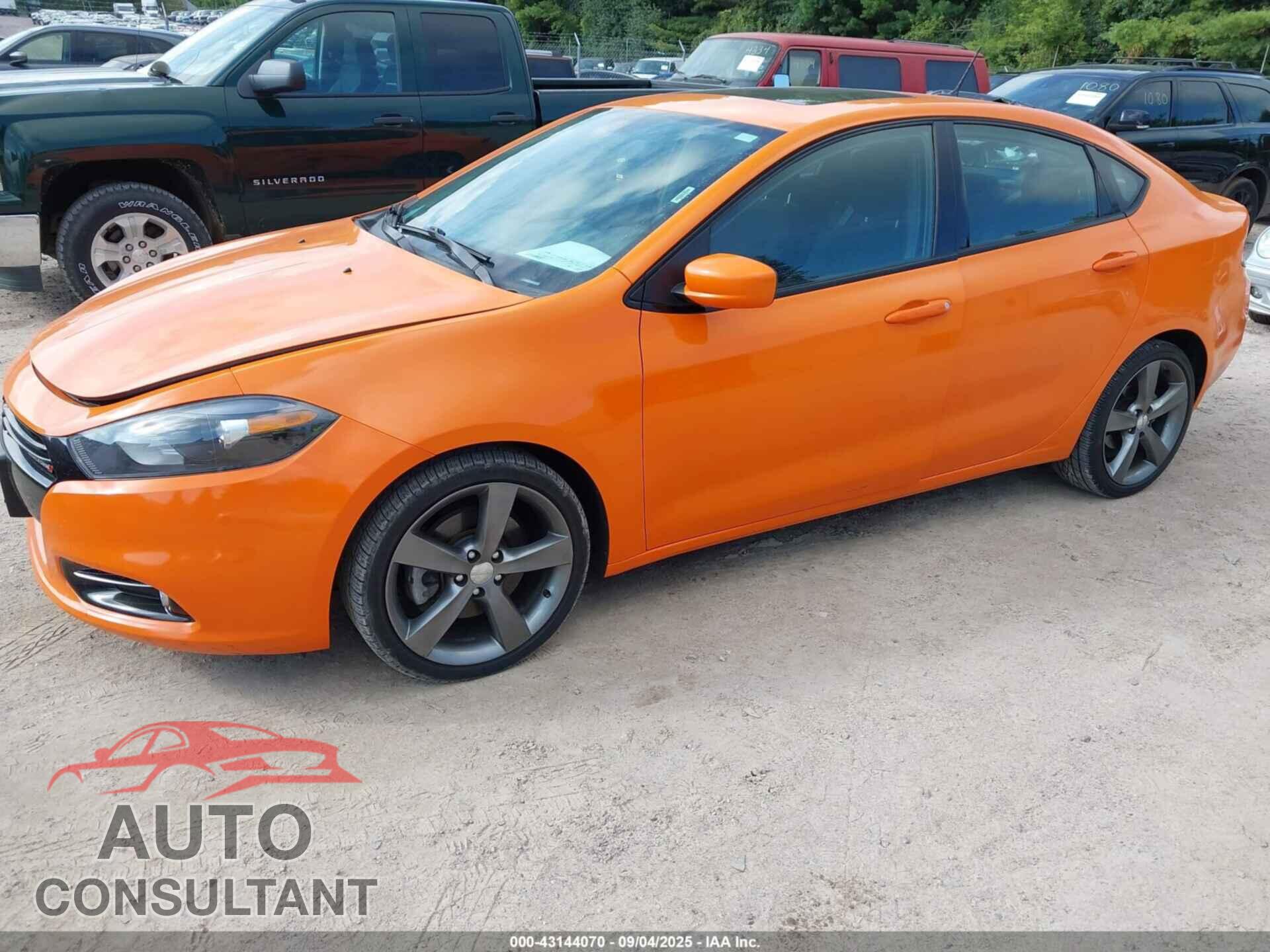 DODGE DART 2013 - 1C3CDFBA7DD325810