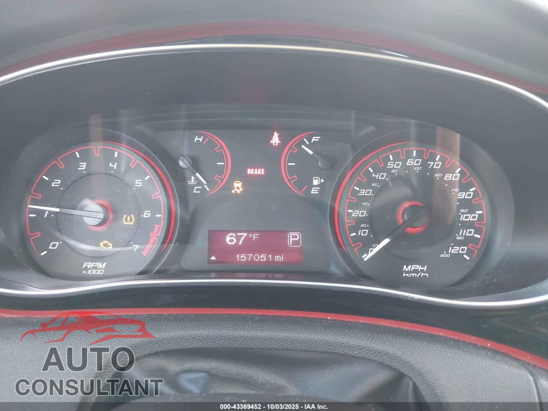 DODGE DART 2016 - 1C3CDFBB5GD653255