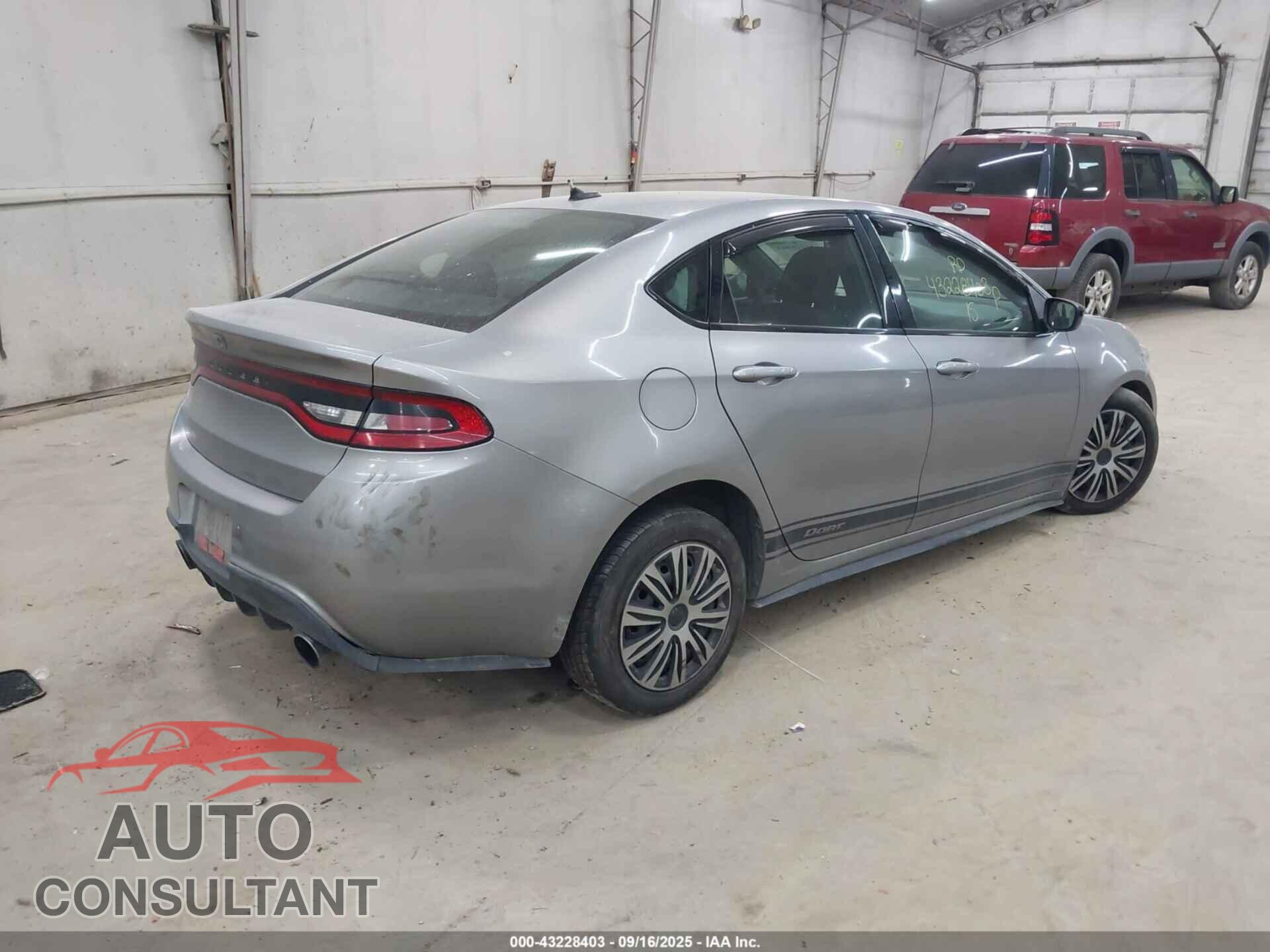 DODGE DART 2015 - 1C3CDFBB3FD390634