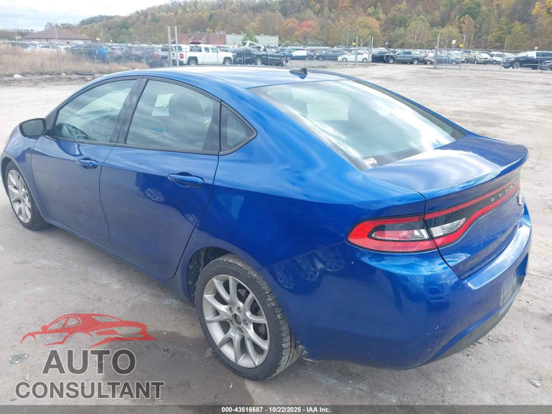 DODGE DART 2013 - 1C3CDFBA3DD184783