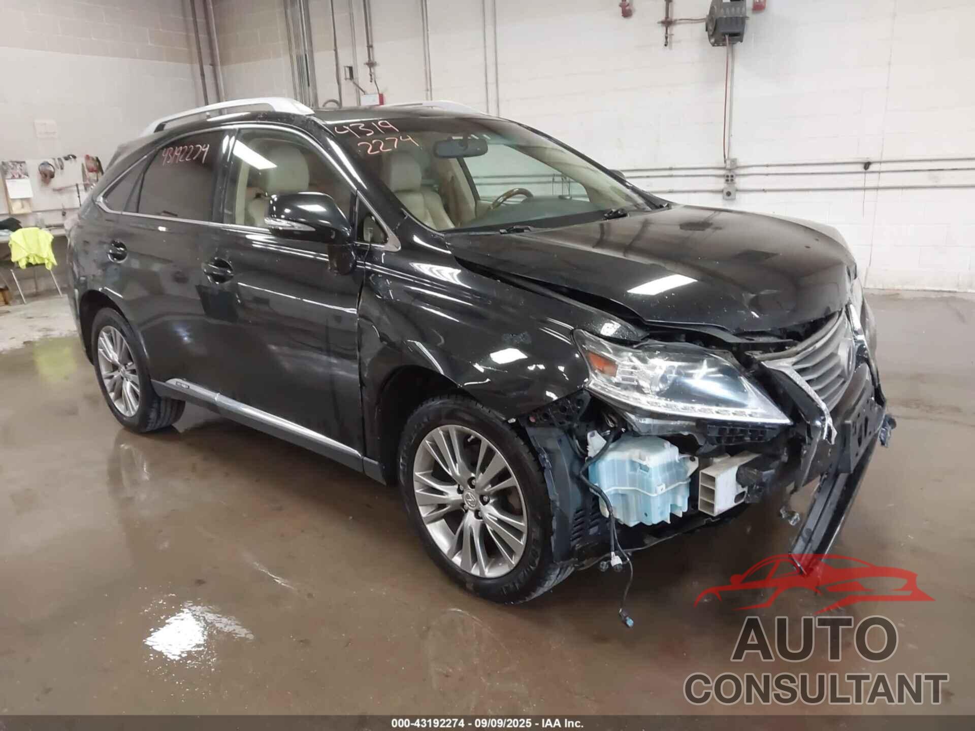 LEXUS RX 450H 2013 - JTJBC1BA4D2053691