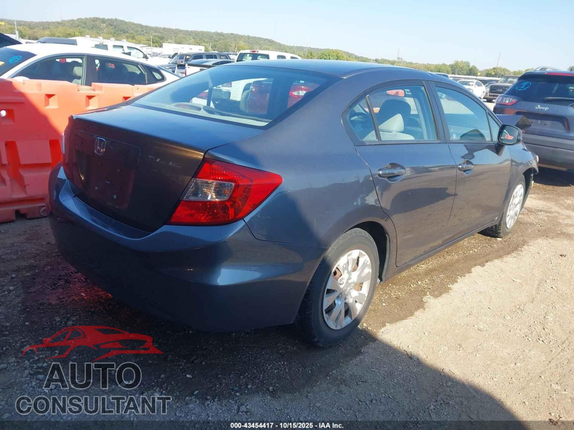 HONDA CIVIC 2012 - 19XFB2F59CE045372