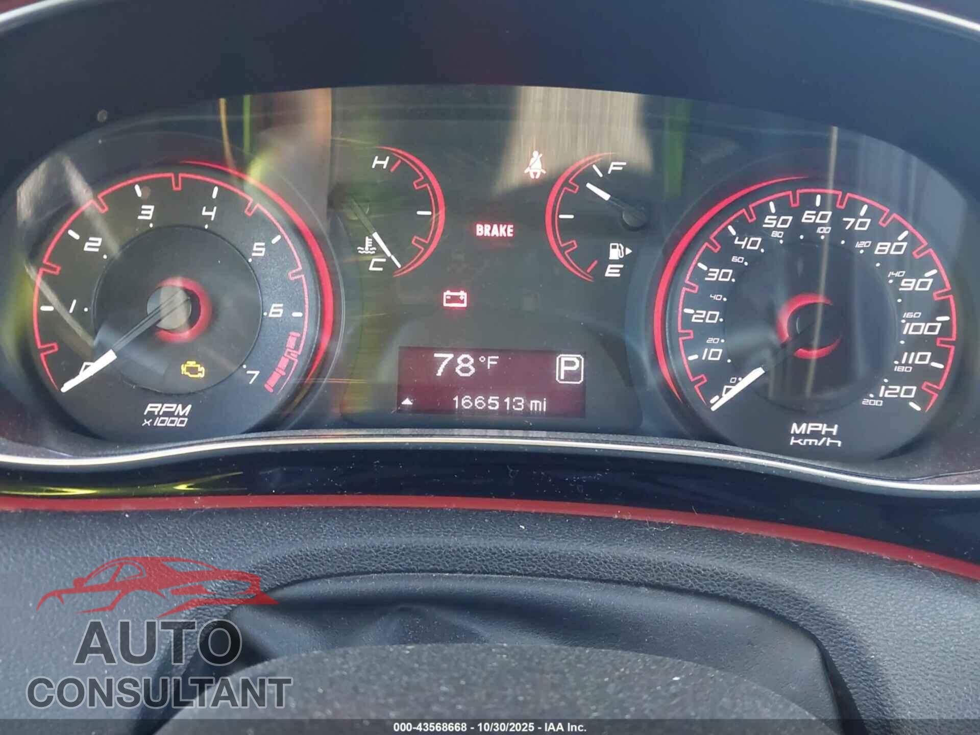 DODGE DART 2015 - 1C3CDFBB9FD144476