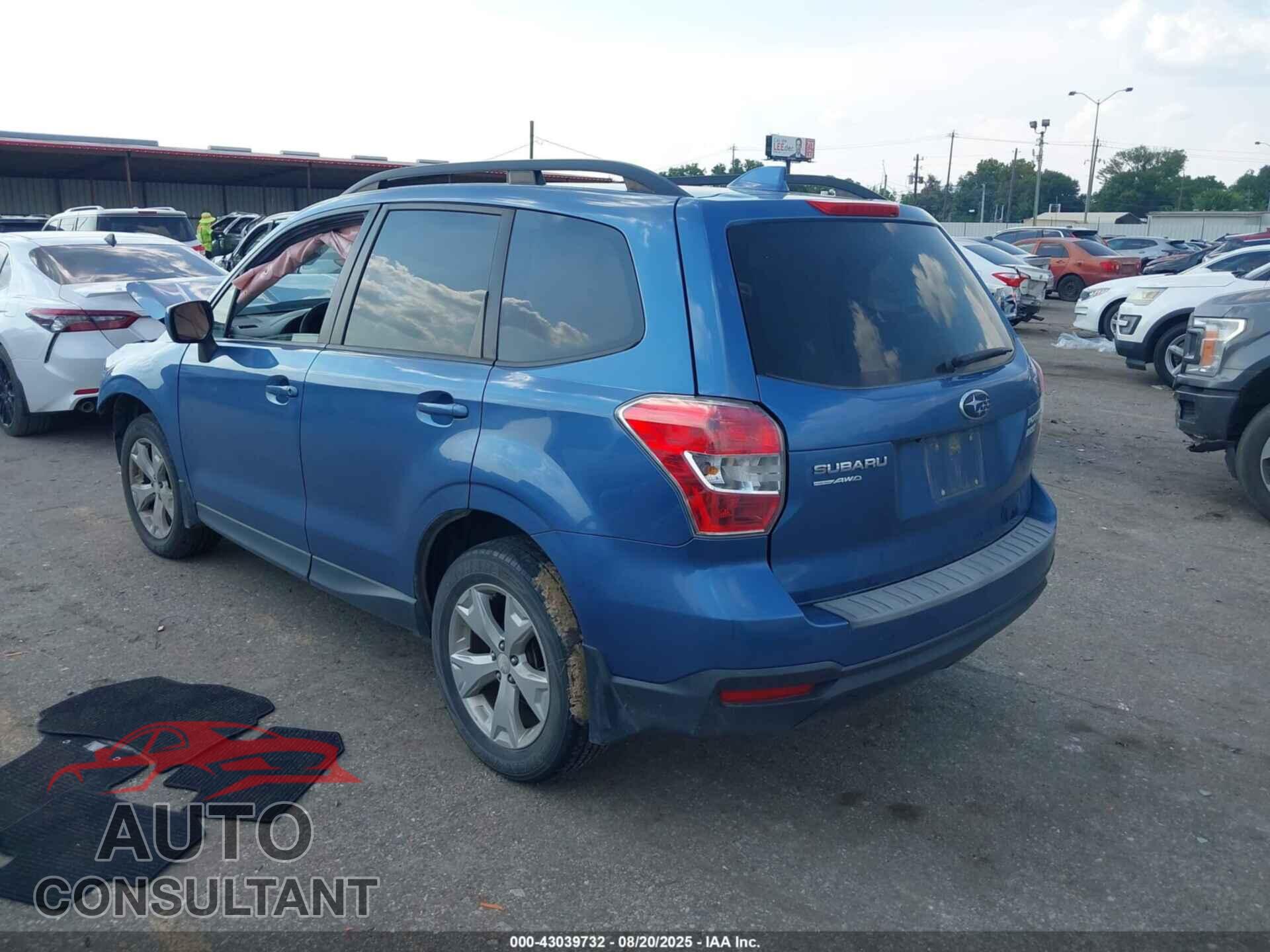 SUBARU FORESTER 2016 - JF2SJADC5GH484583