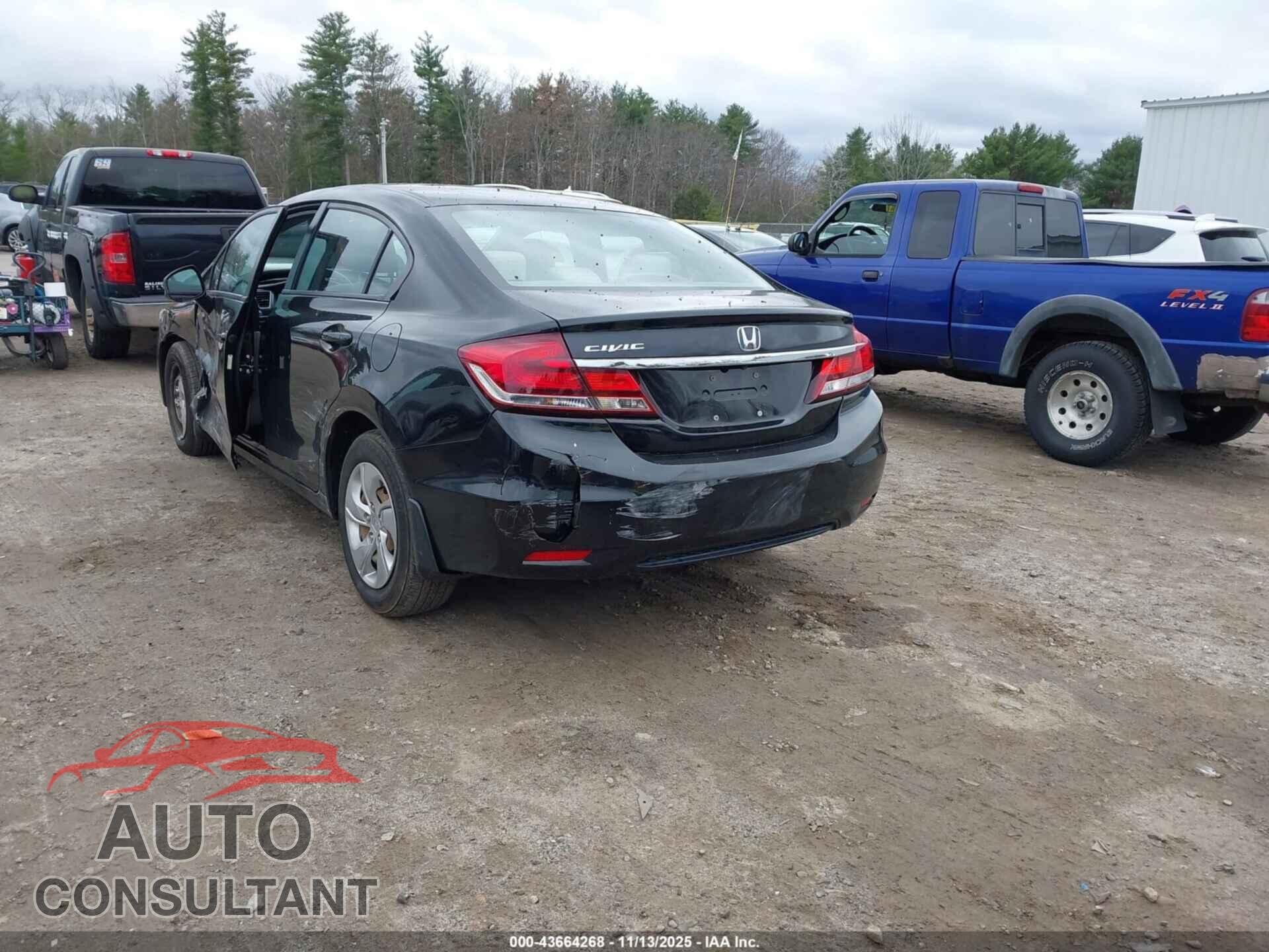 HONDA CIVIC 2013 - 2HGFB2F50DH524724
