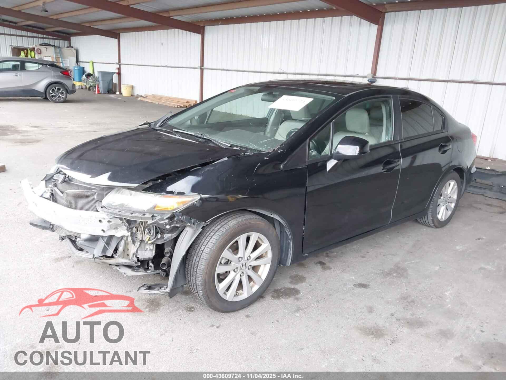 HONDA CIVIC 2012 - 2HGFB2F96CH550200