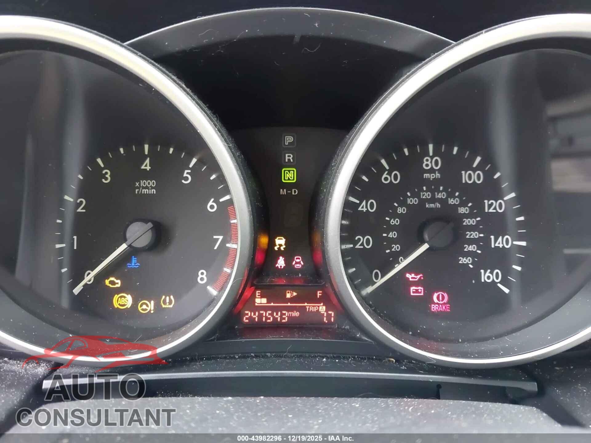 MAZDA MAZDA5 2012 - JM1CW2BL5C0129385