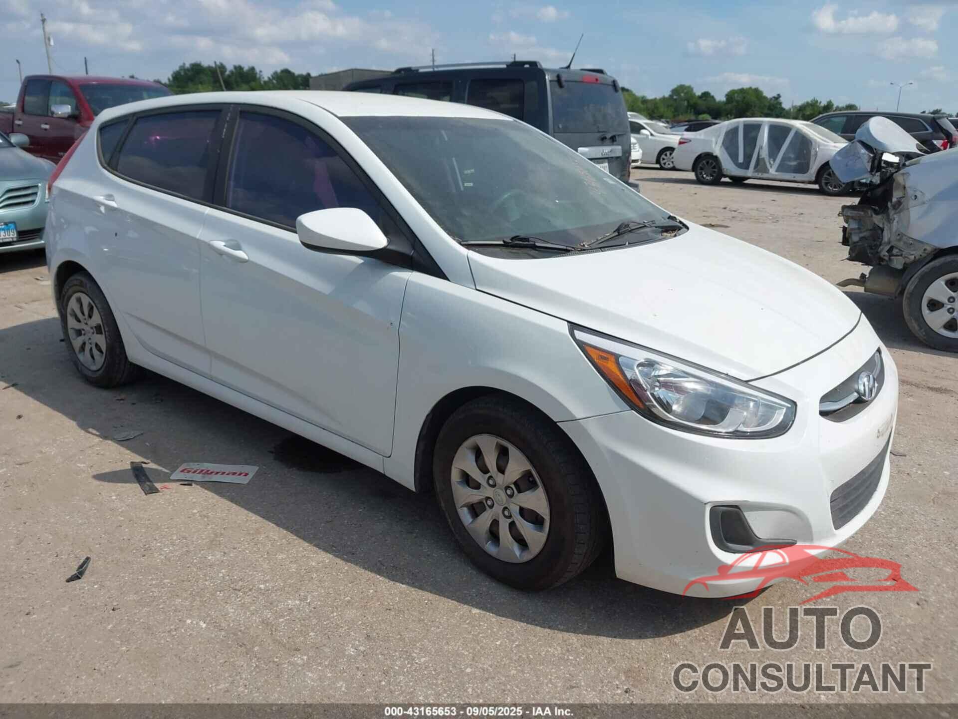 HYUNDAI ACCENT 2016 - KMHCT5AE8GU251505