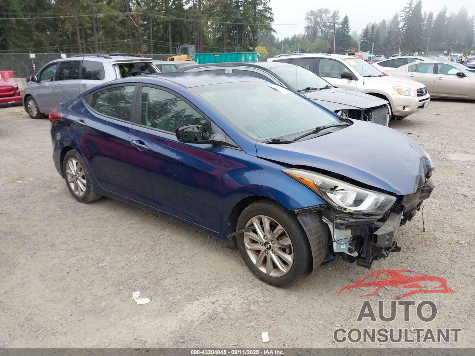 HYUNDAI ELANTRA 2015 - 5NPDH4AE7FH600232