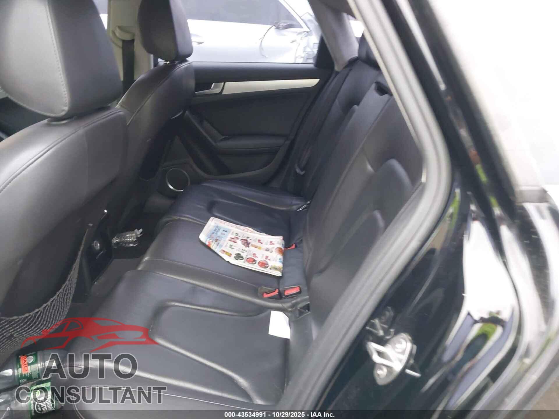 AUDI A4 2011 - WAUMFBFL9BN044384