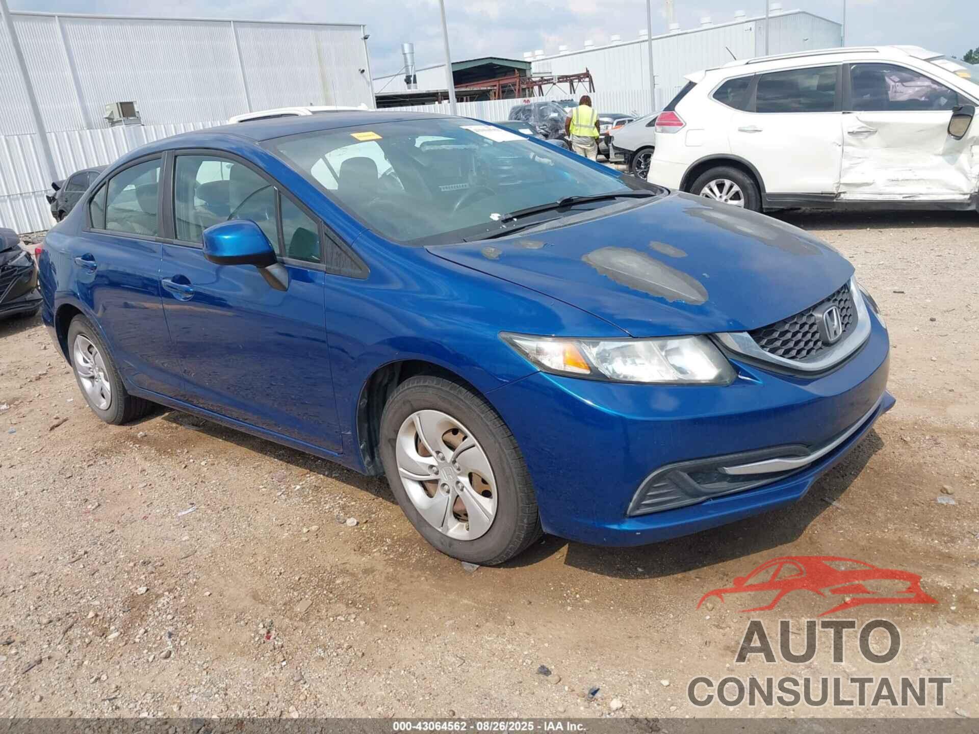 HONDA CIVIC 2013 - 2HGFB2F51DH537501