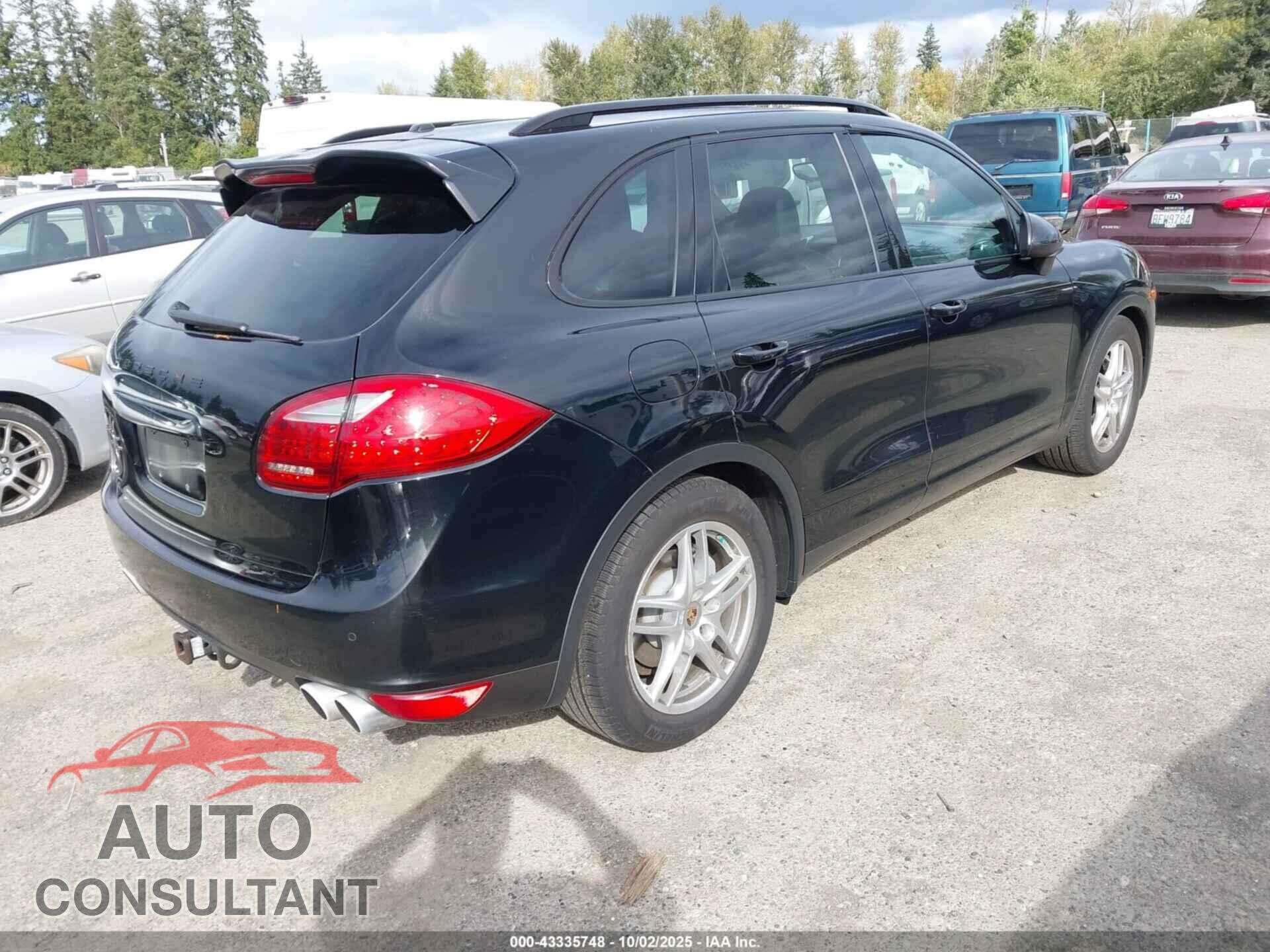 PORSCHE CAYENNE 2012 - WP1AB2A2XCLA44826