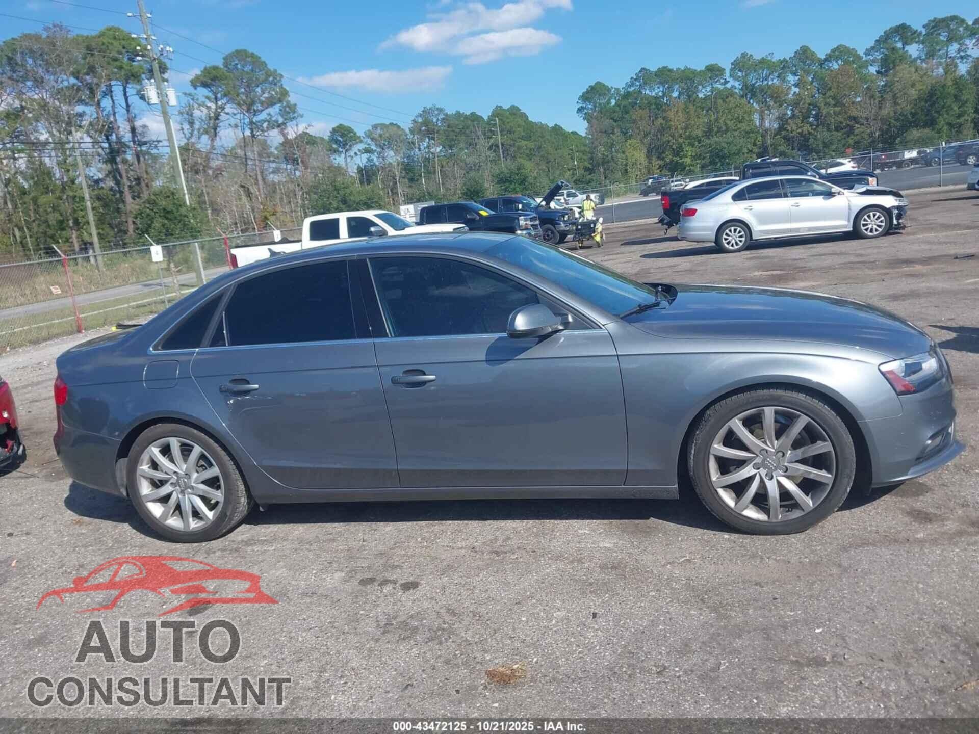 AUDI A4 2013 - WAUFFAFL1DA123335