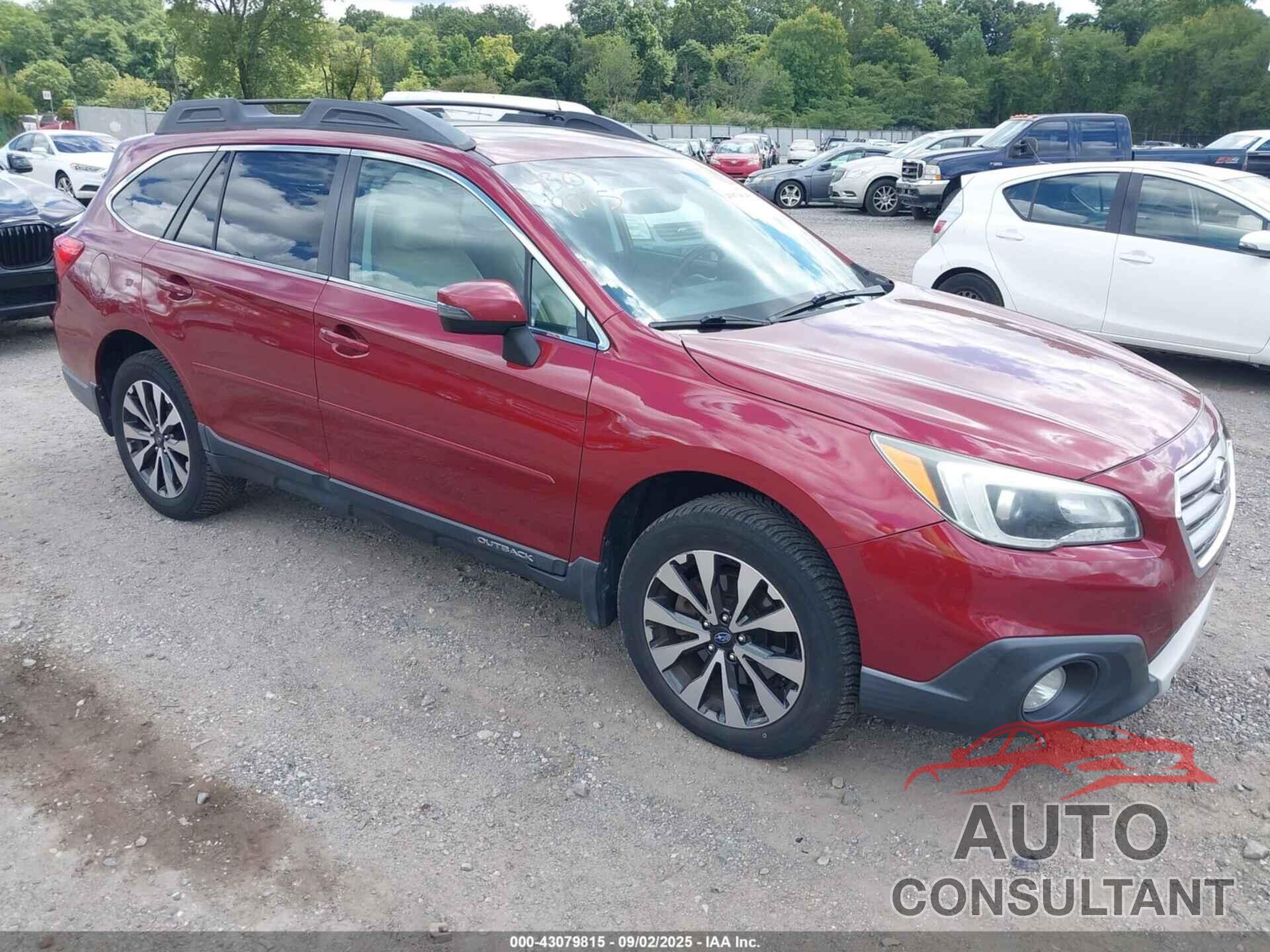 SUBARU OUTBACK 2015 - 4S4BSENC4F3296890
