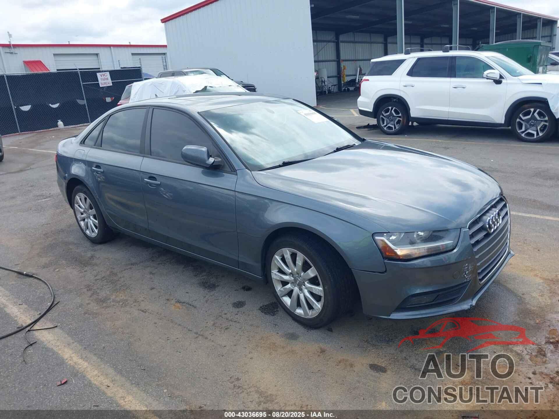 AUDI A4 2013 - WAUBFAFL3DN042182