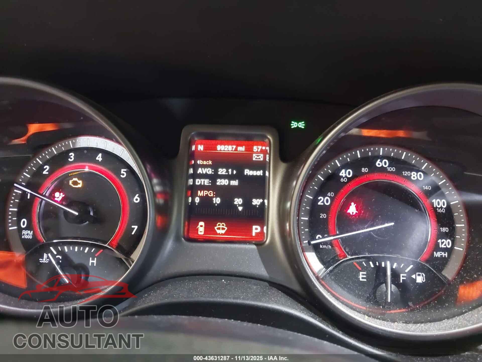 DODGE DURANGO 2017 - 1C4RDJDGXHC796839