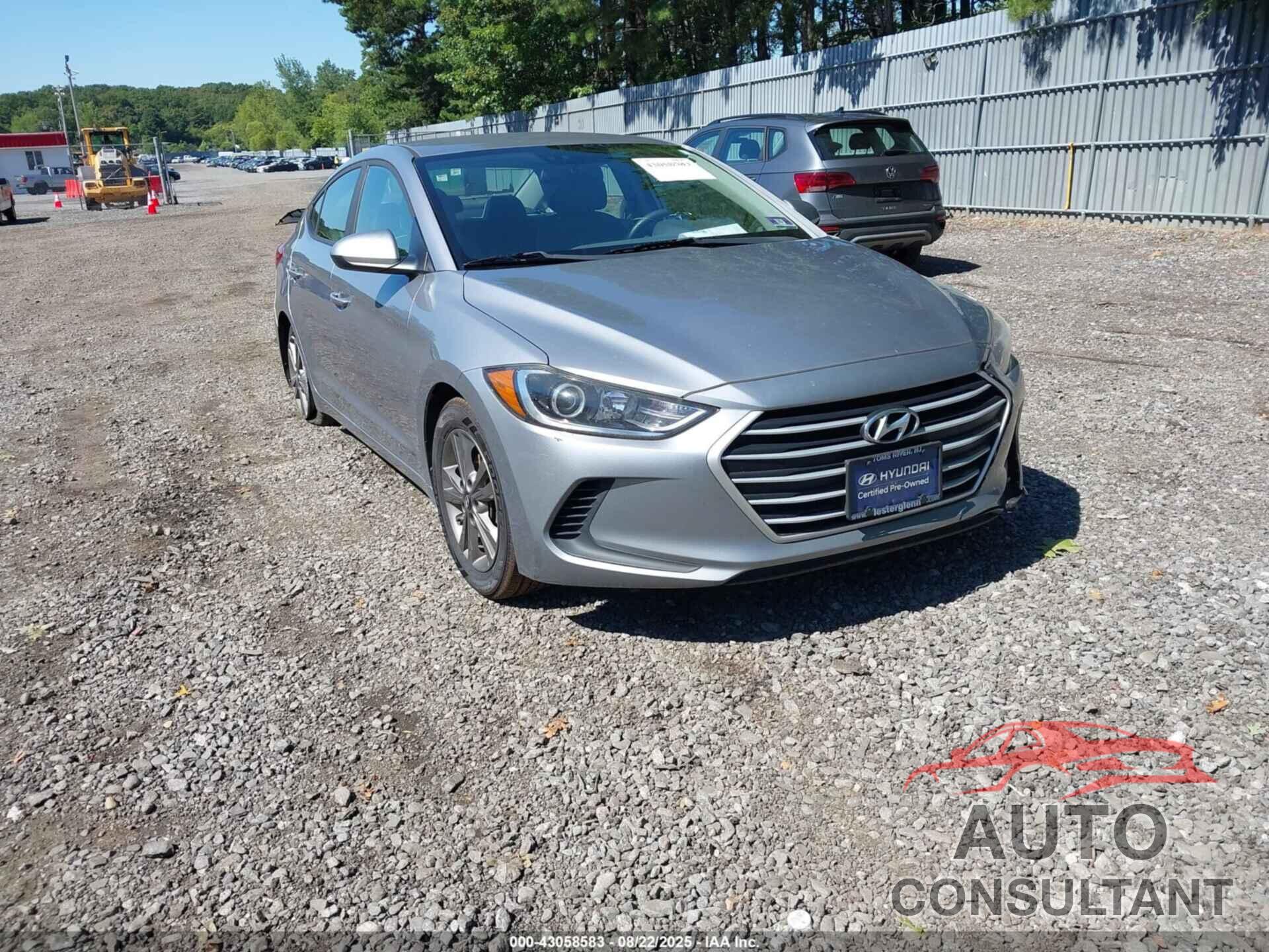 HYUNDAI ELANTRA 2017 - 5NPD84LF3HH077395