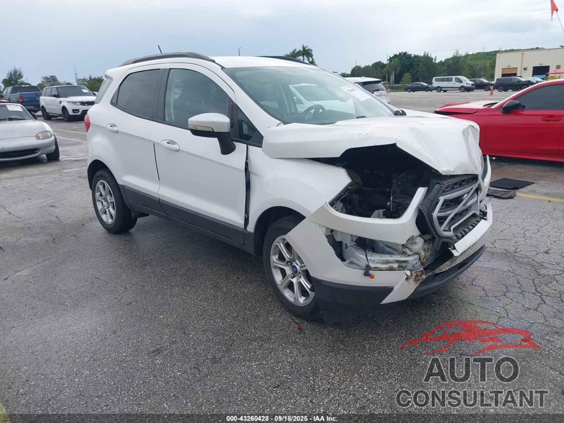 FORD ECOSPORT 2018 - MAJ3P1TE8JC196653