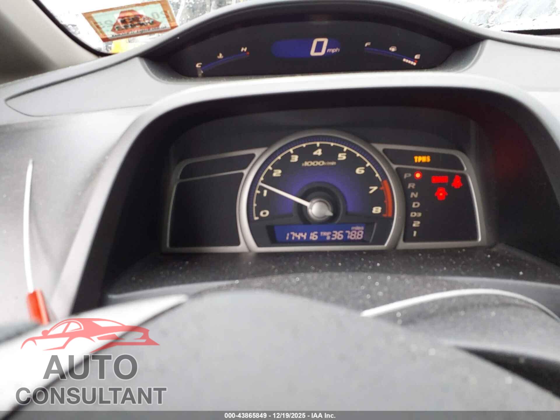 HONDA CIVIC 2010 - 2HGFA1F56AH519519
