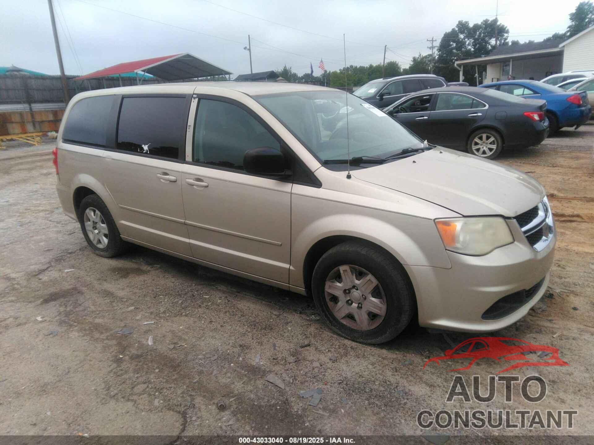 DODGE GRAND CARAVAN 2012 - 2C4RDGBG8CR343468