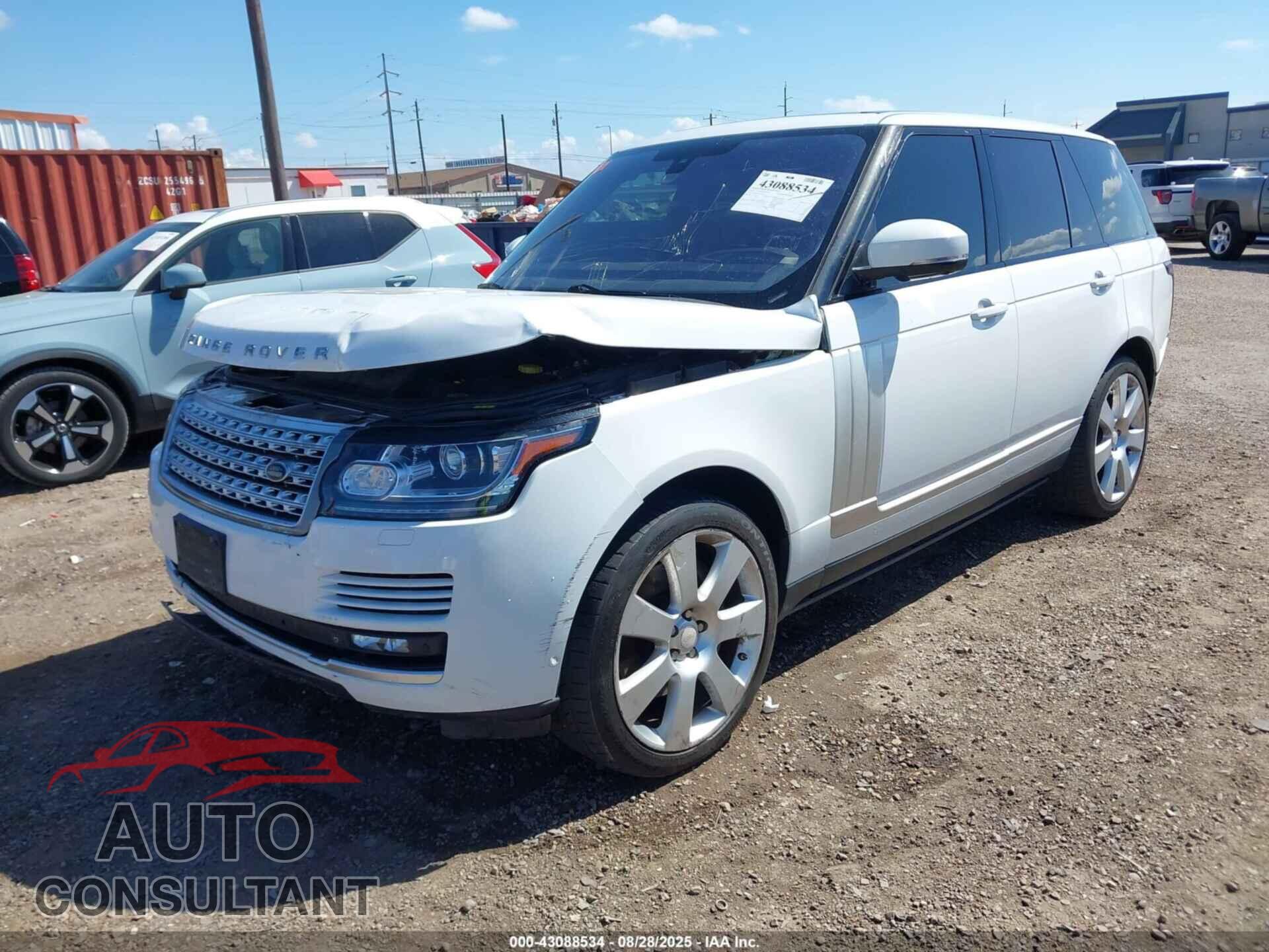 LAND ROVER RANGE ROVER 2015 - SALGS2TFXFA243217