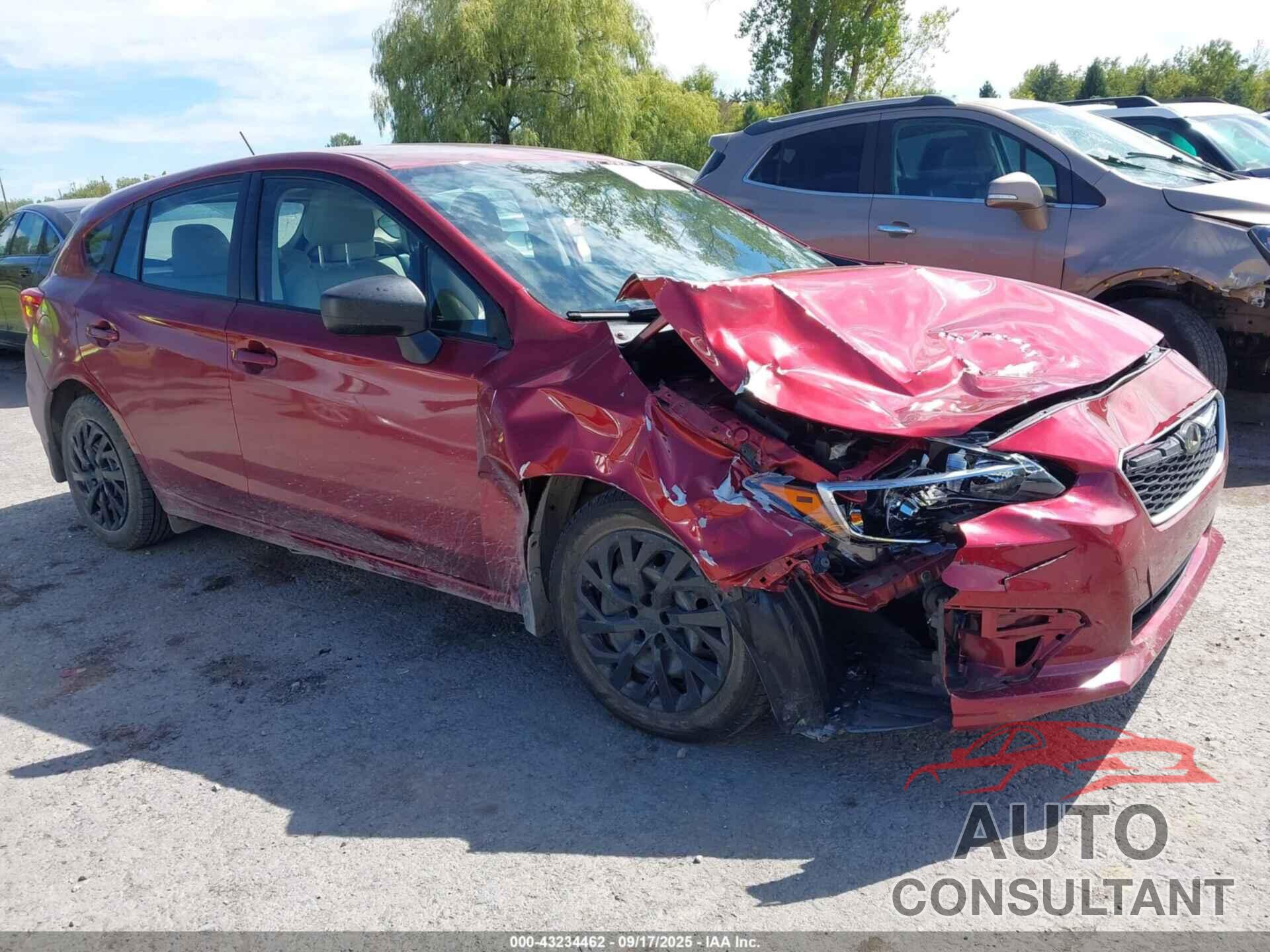 SUBARU IMPREZA 2019 - 4S3GTAB63K3743170