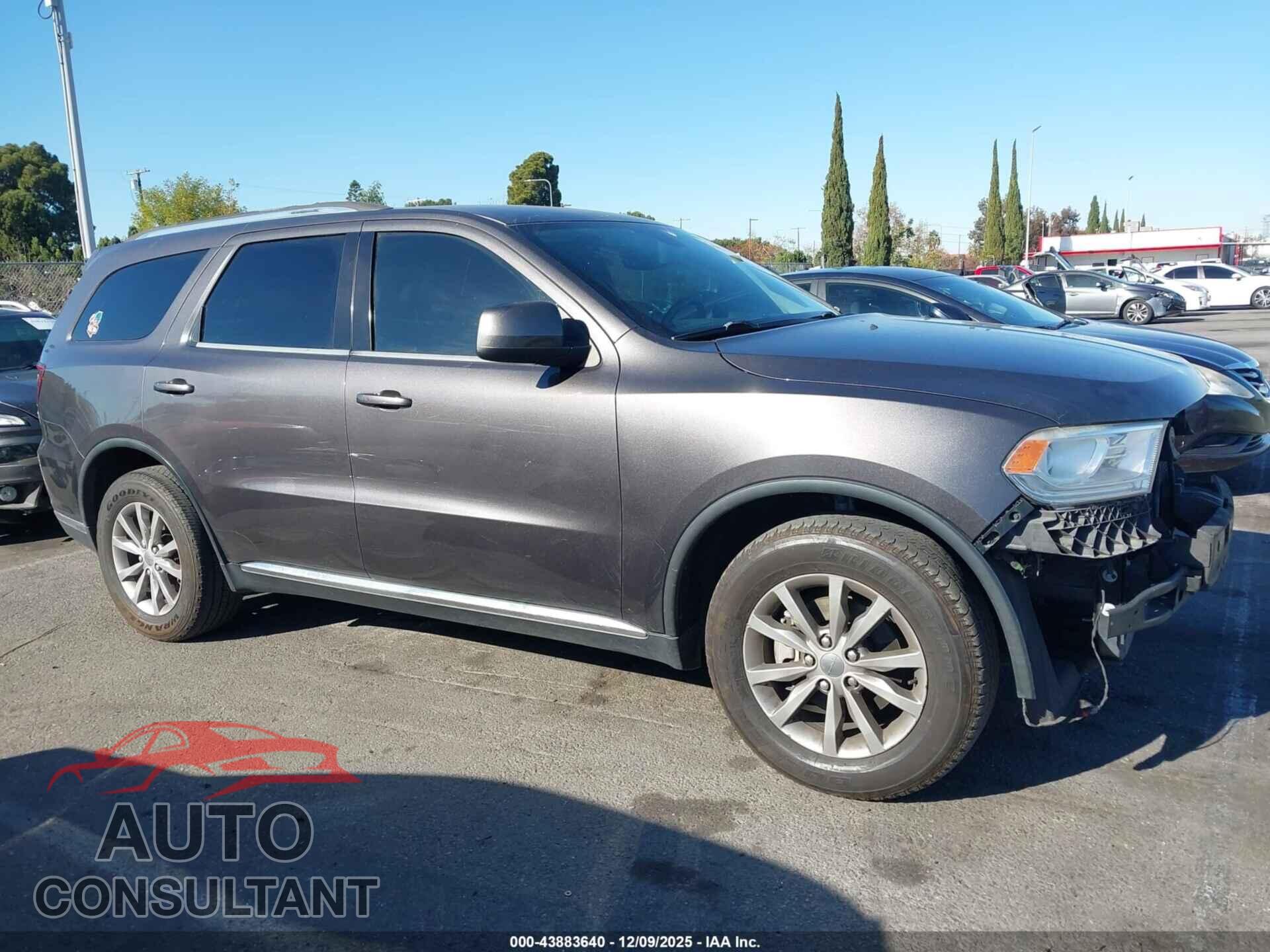 DODGE DURANGO 2017 - 1C4RDHAG3HC789406