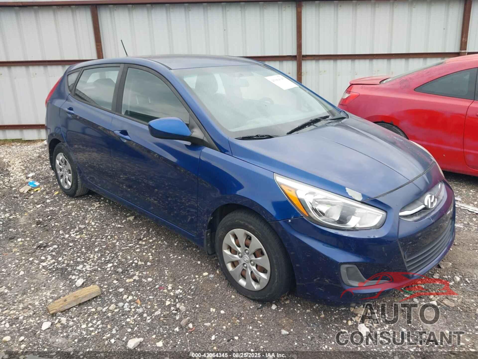 HYUNDAI ACCENT 2016 - KMHCT5AE0GU295806