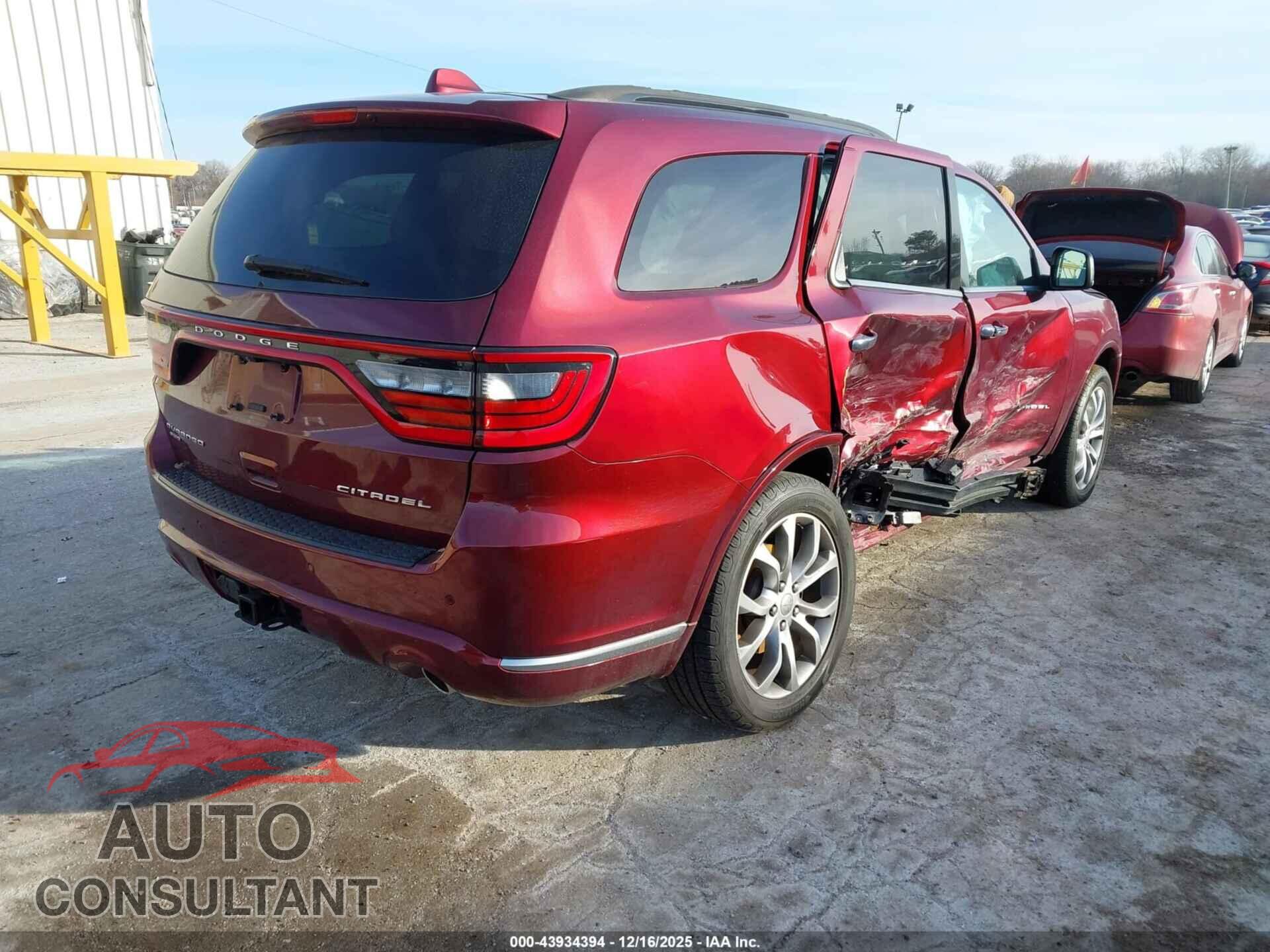 DODGE DURANGO 2017 - 1C4RDJEG3HC691641