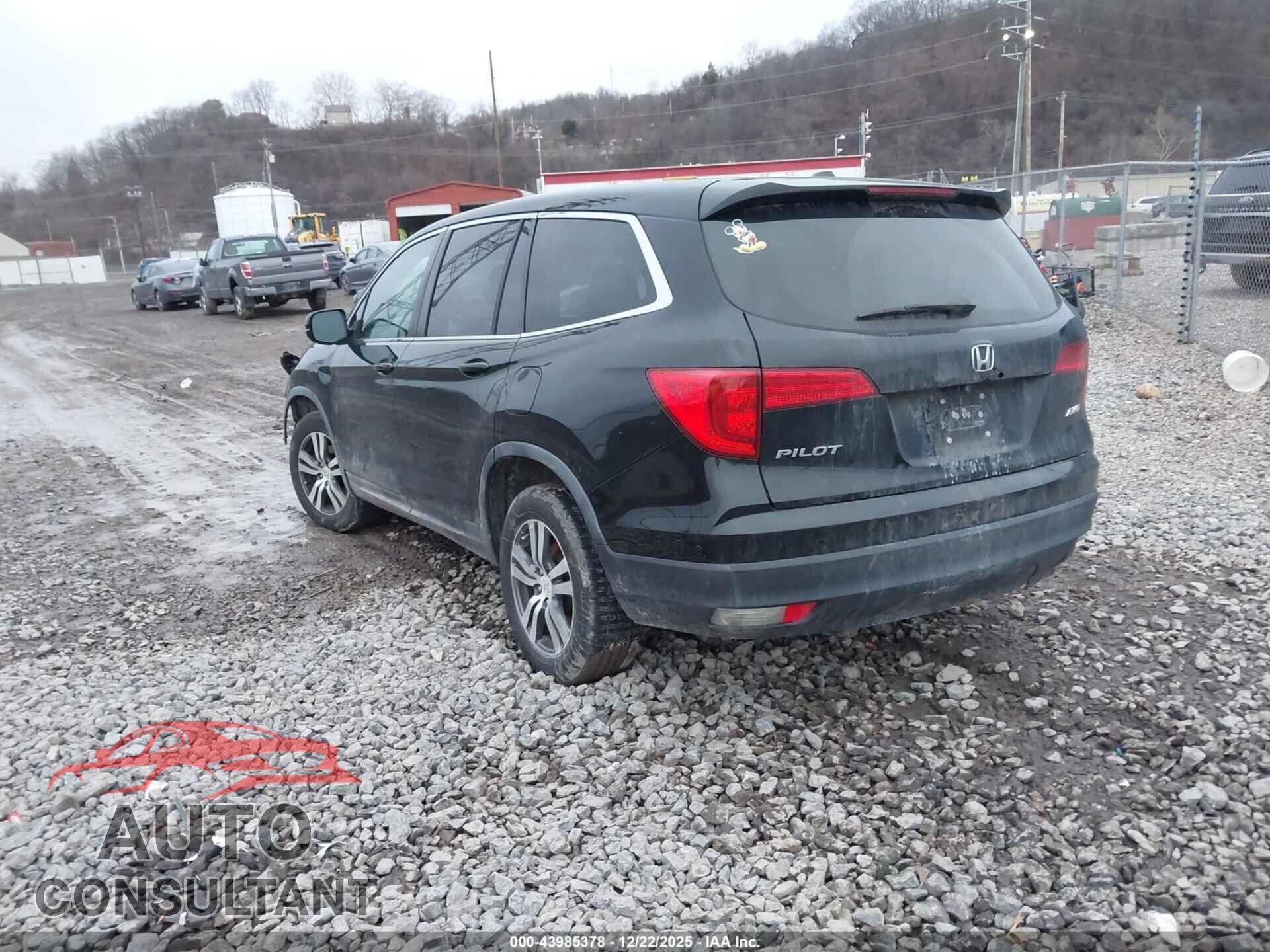 HONDA PILOT 2017 - 5FNYF6H55HB033786