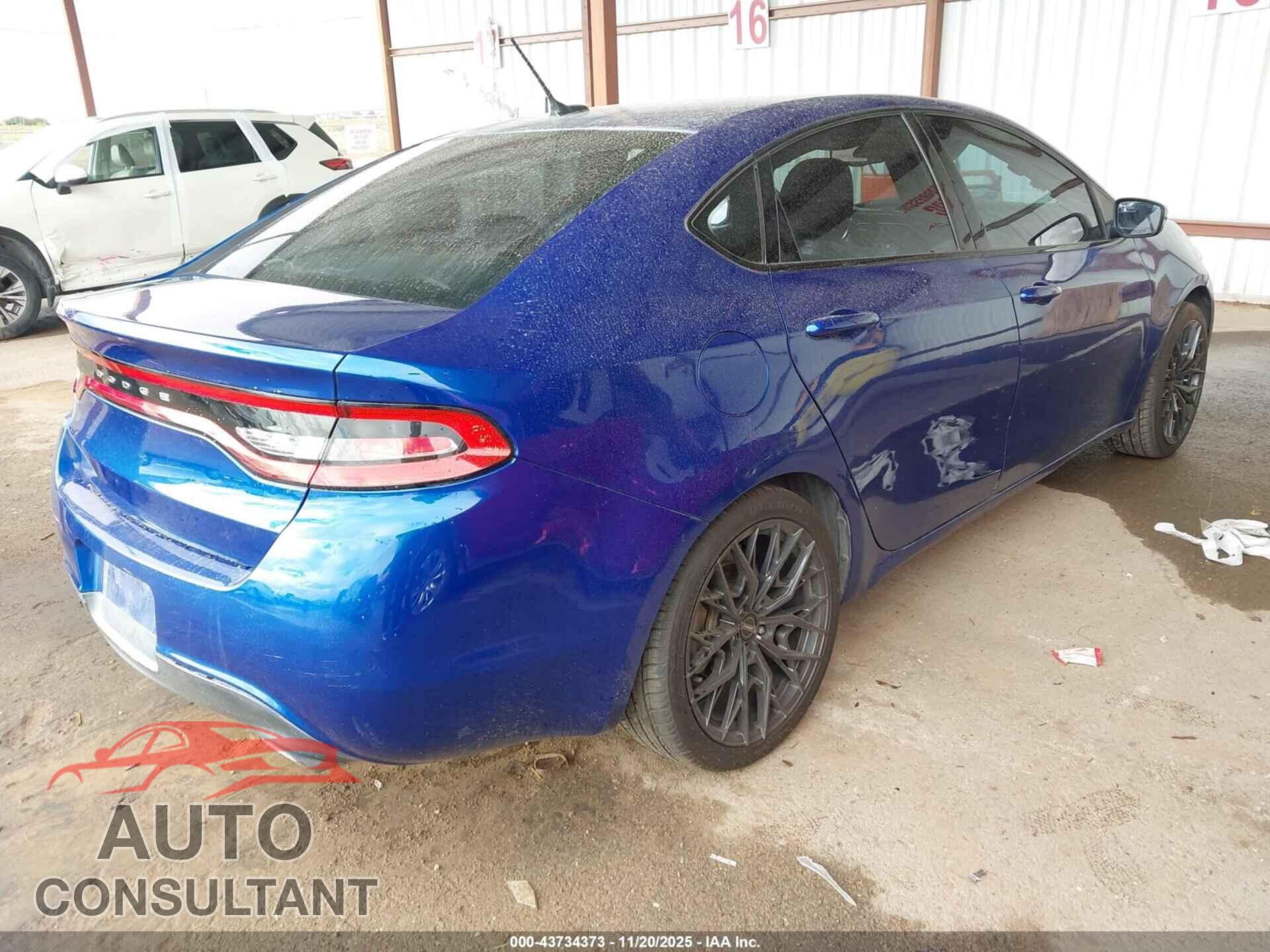 DODGE DART 2013 - 1C3CDFBA6DD295568