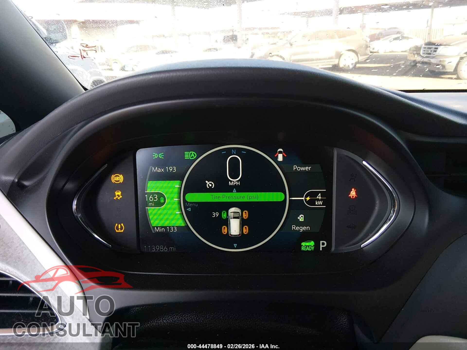 CHEVROLET BOLT EV 2020 - 1G1FY6S09L4131940