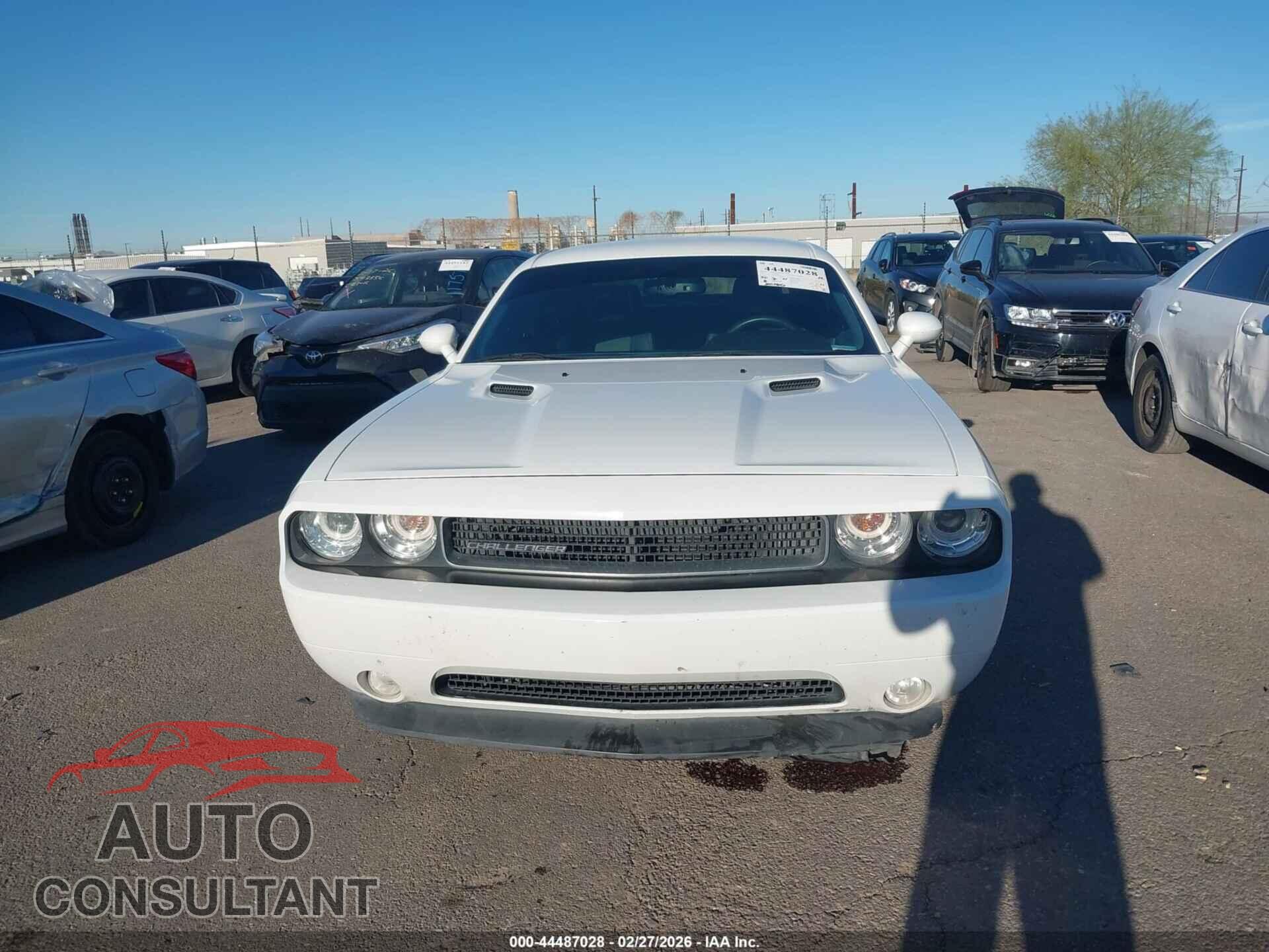 DODGE CHALLENGER 2013 - 2C3CDYAG6DH510760
