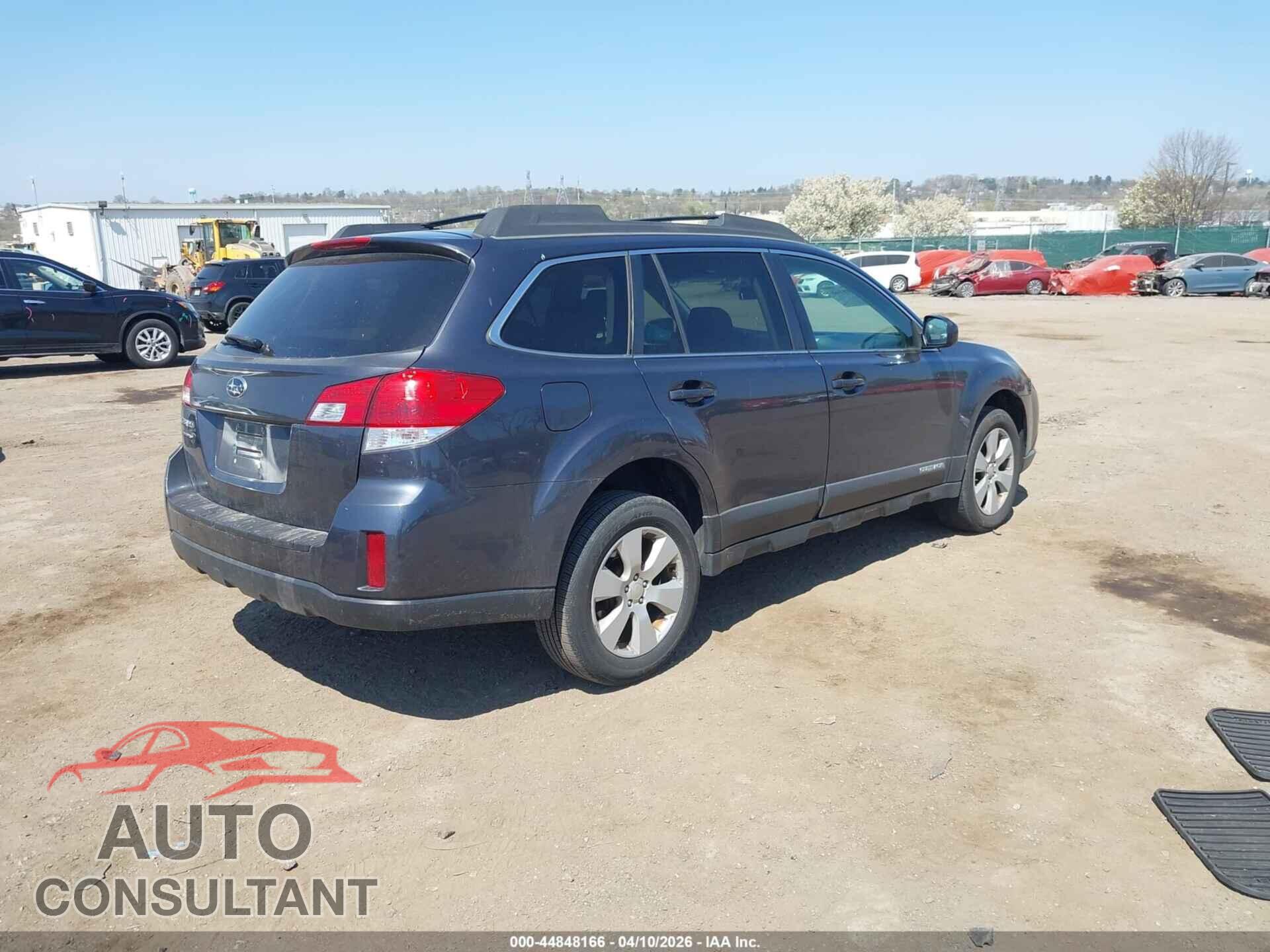 SUBARU OUTBACK 2012 - 4S4BRBCC4C3273585