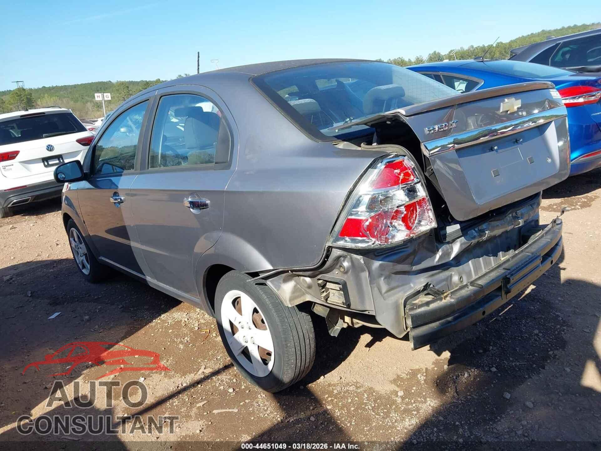 CHEVROLET AVEO 2009 - KL1TG56E29B656671